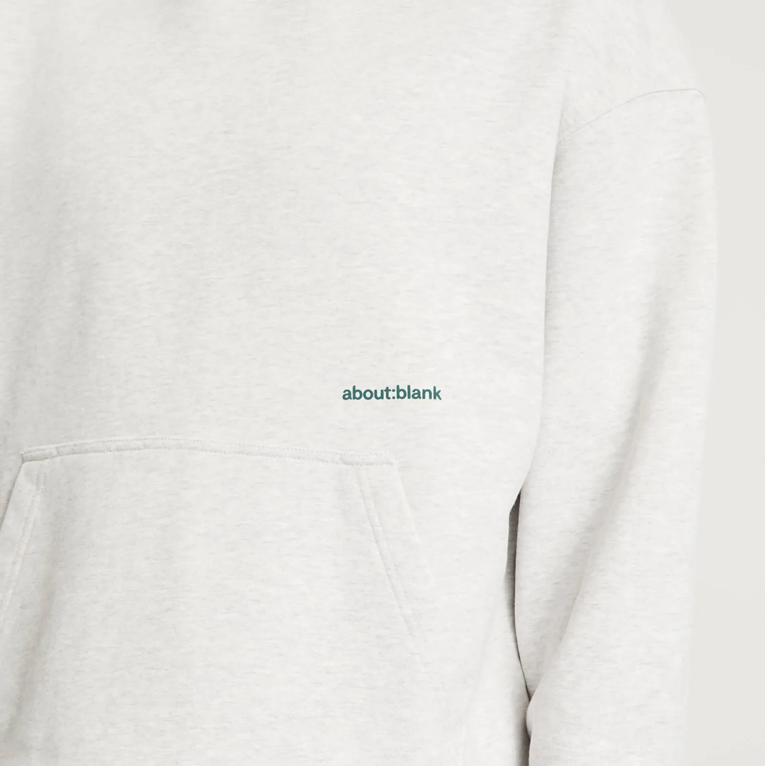about:blank Box Logo Hoodie