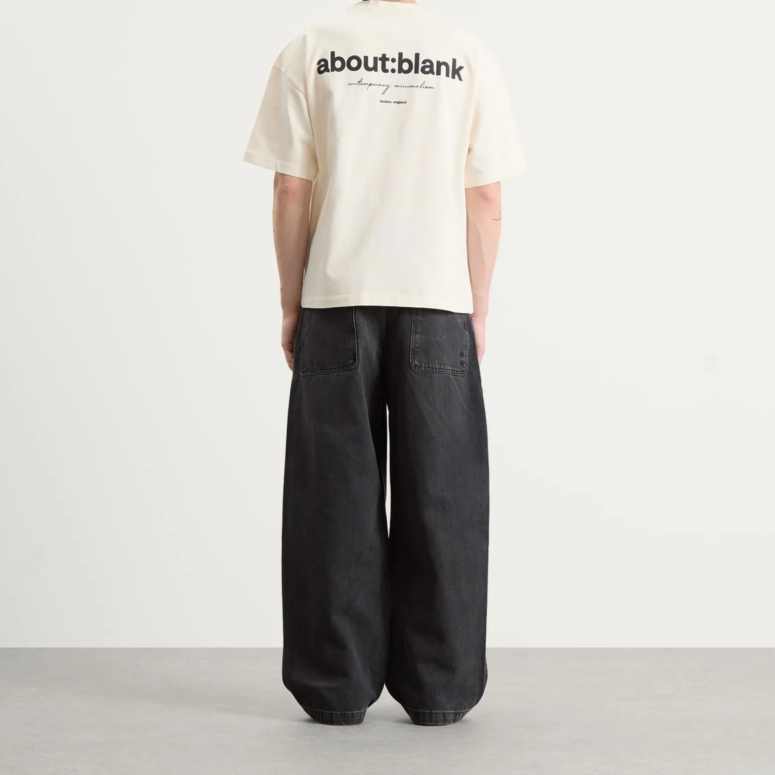 about:blank Box Logo T-Shirt