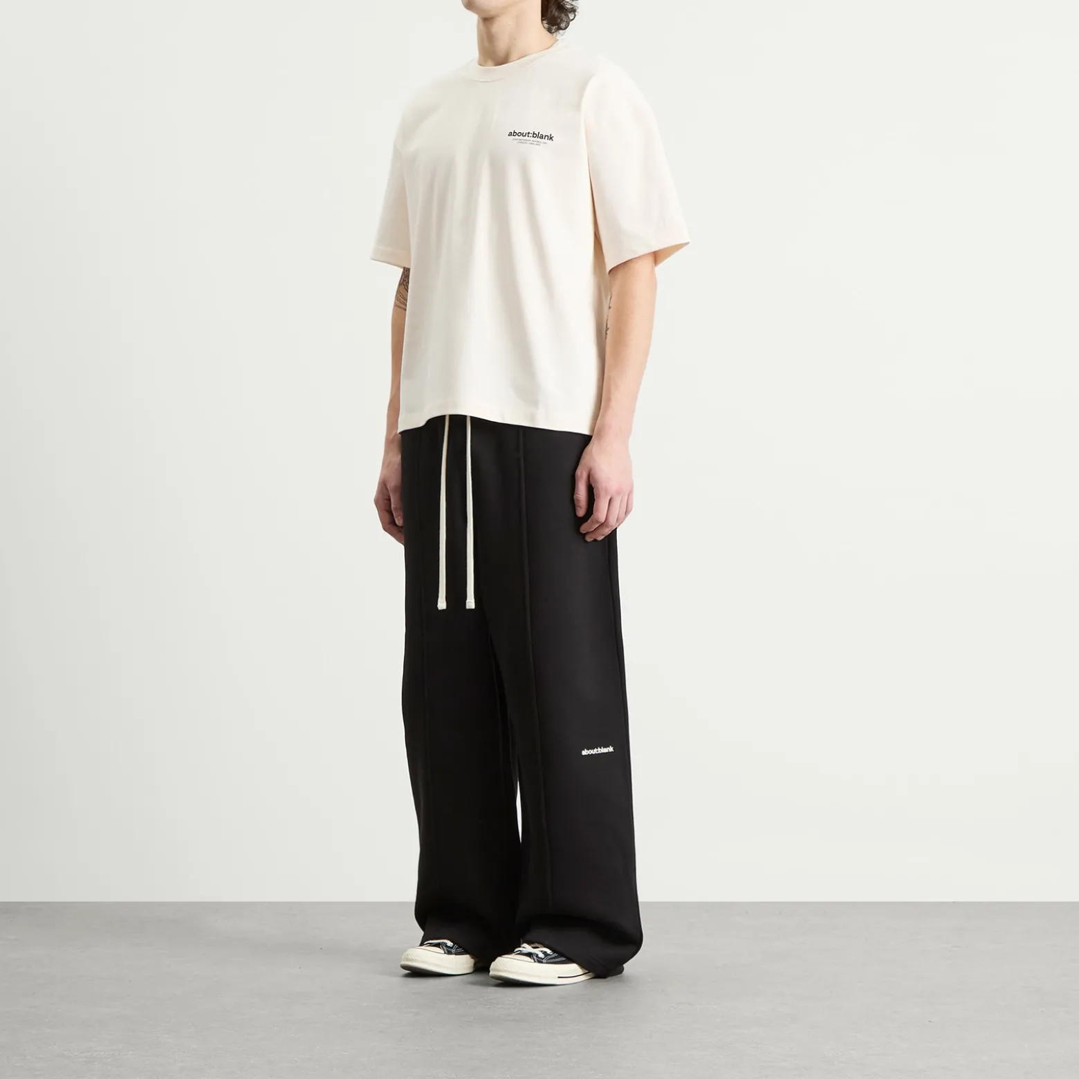 about:blank Pleated Sweatpant