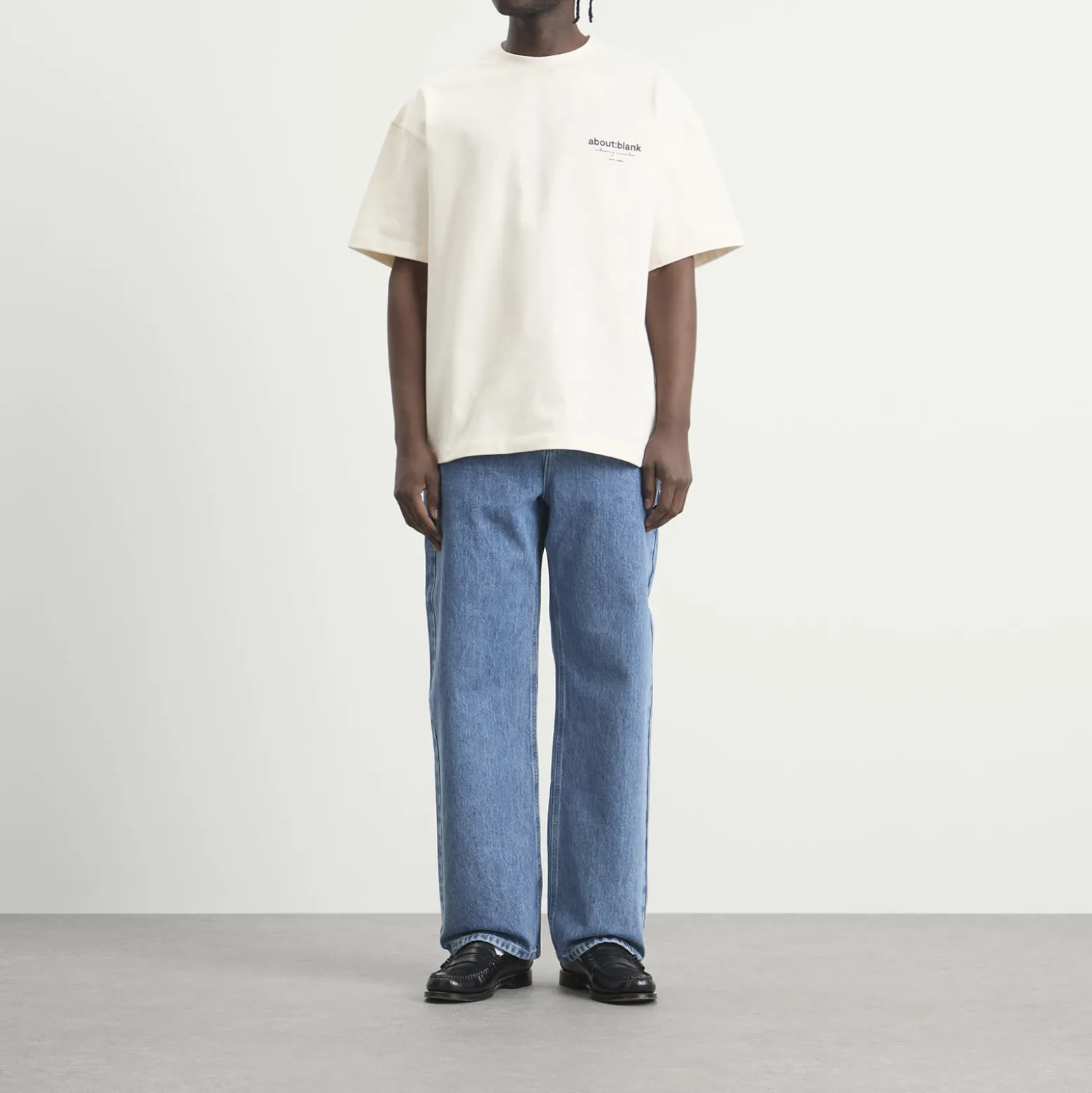 about:blank Relaxed Denim Jean