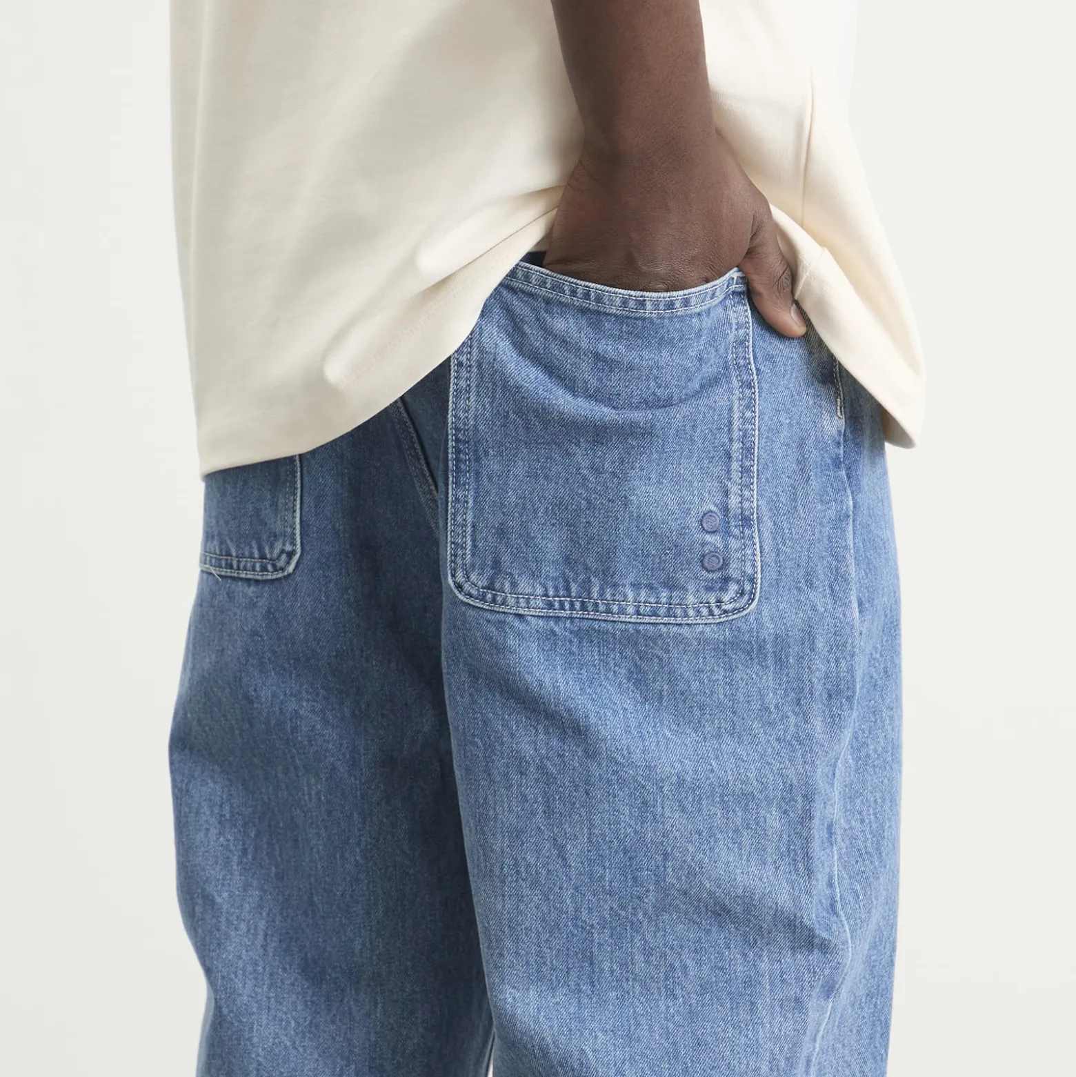 about:blank Relaxed Denim Jean