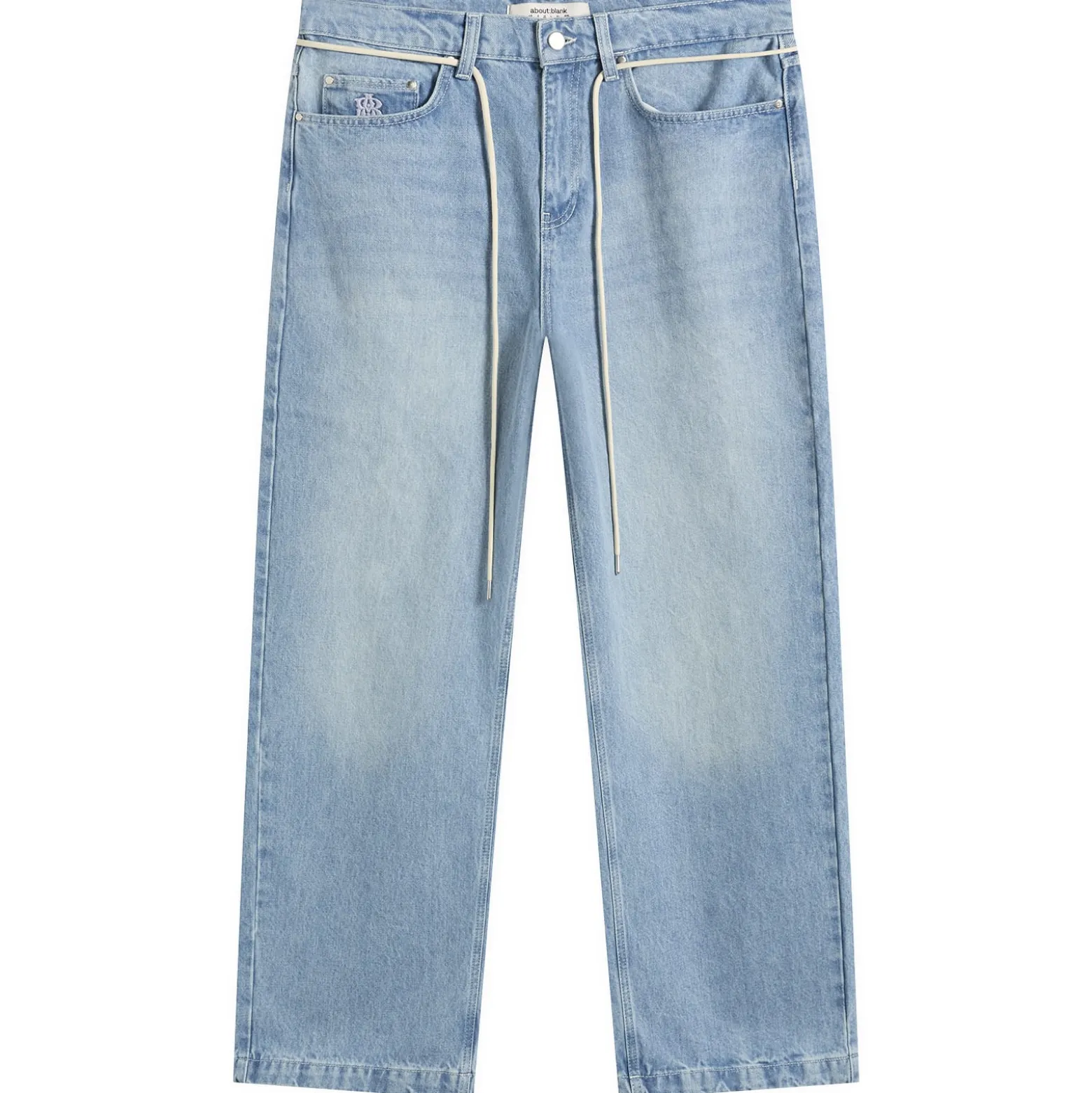 about:blank Wide Leg Denim