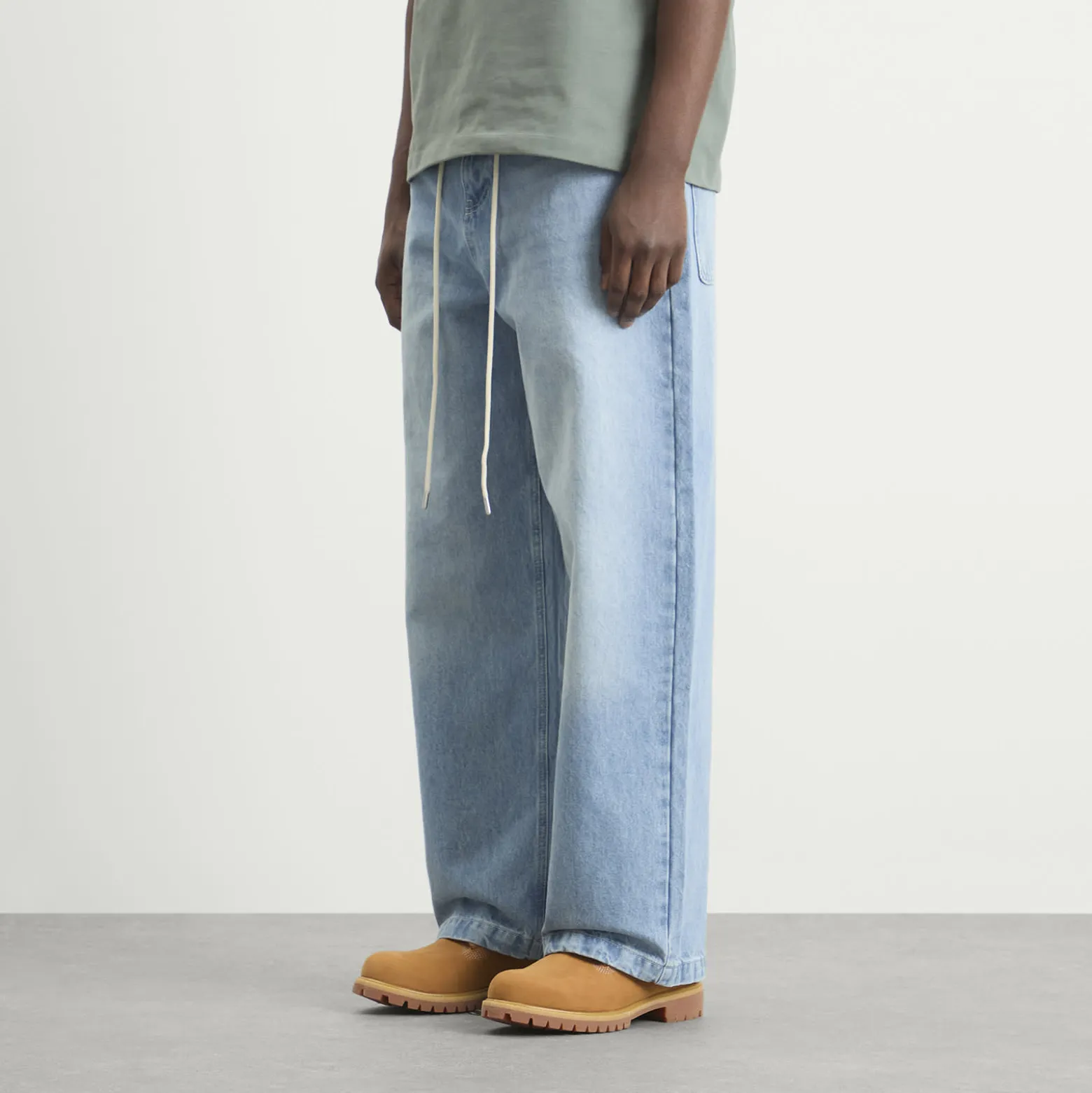about:blank Wide Leg Denim