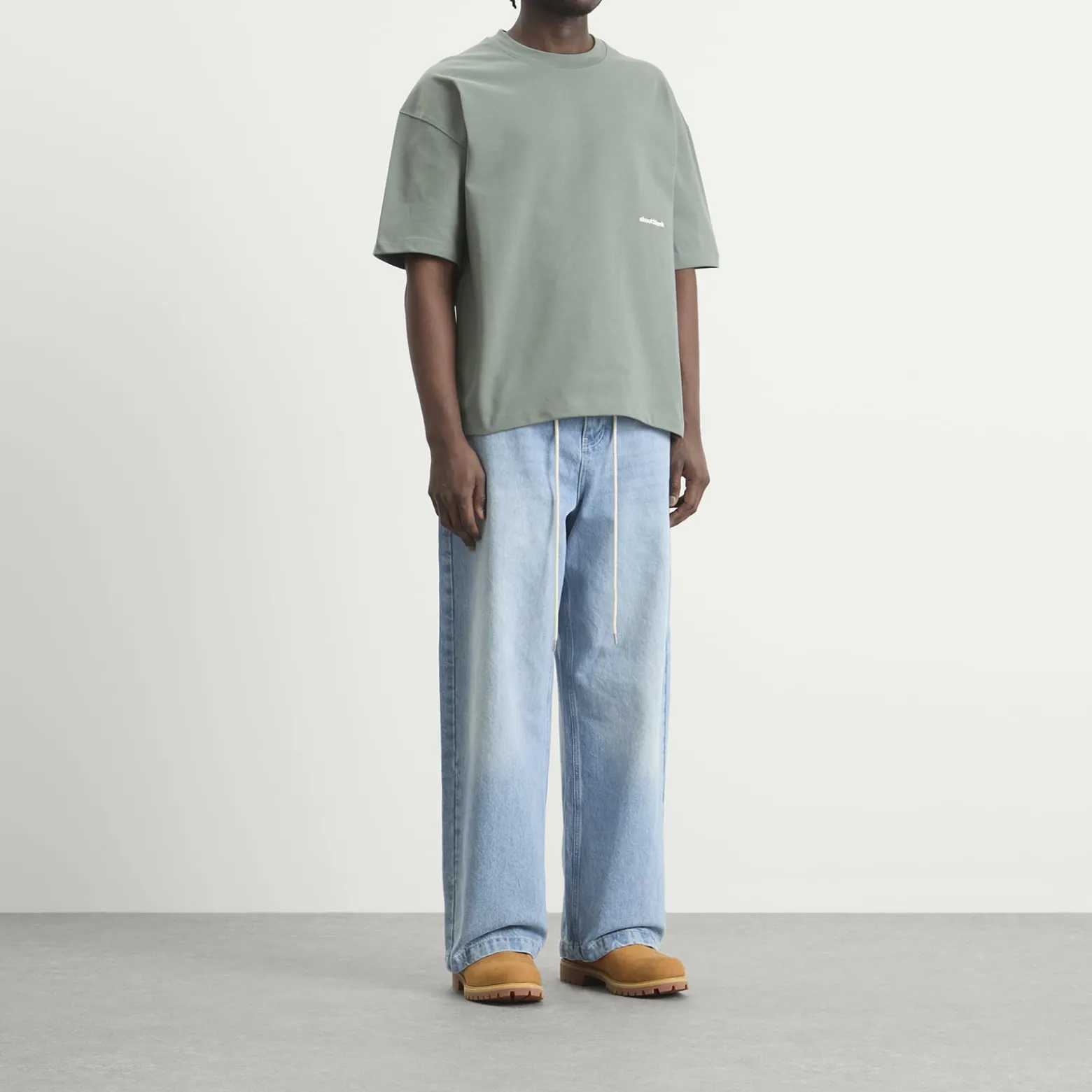 about:blank Wide Leg Denim