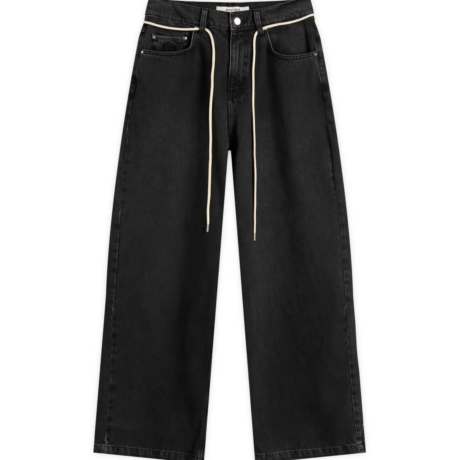 about:blank Wide Leg Denim