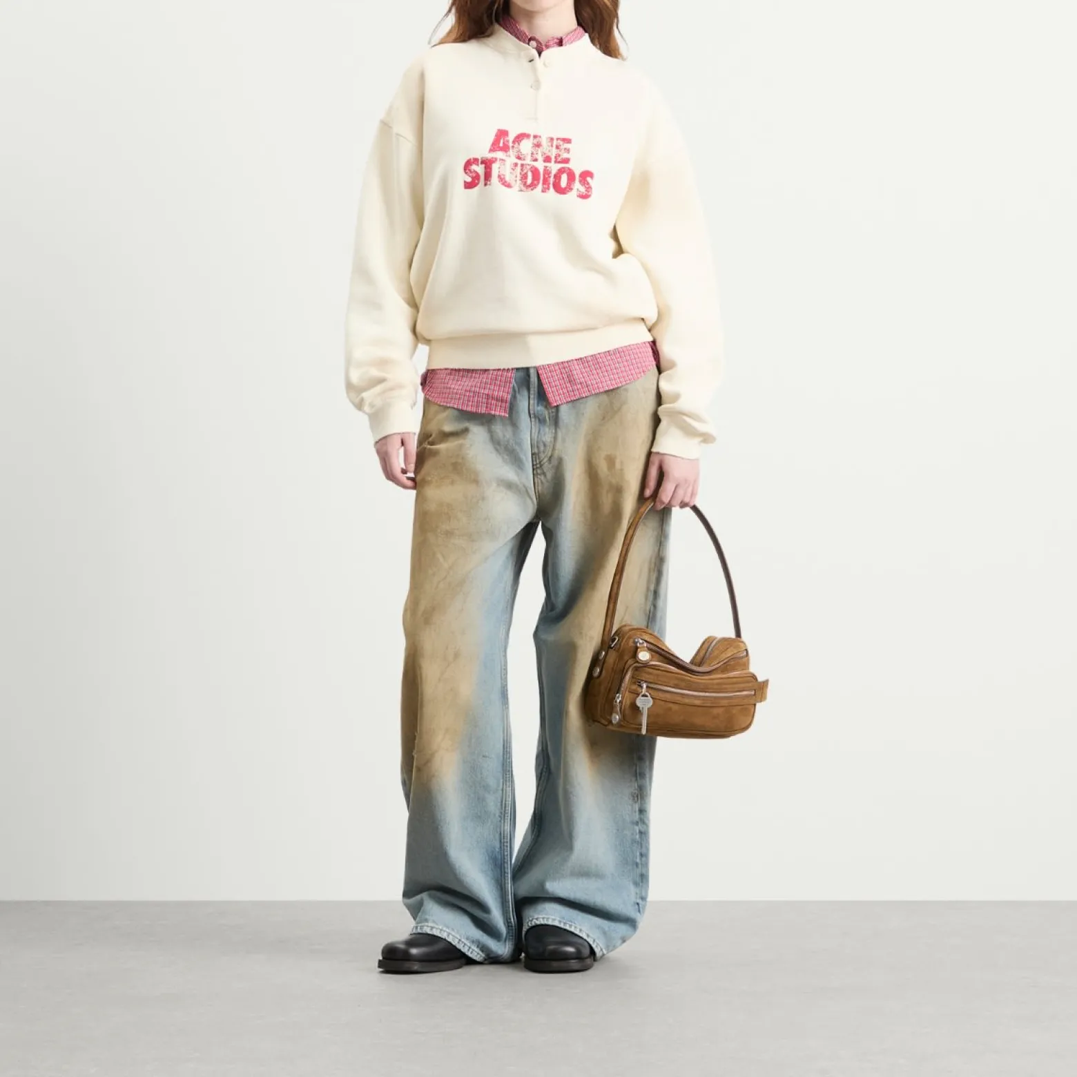 Acne Studios Camero Party Suede Bag