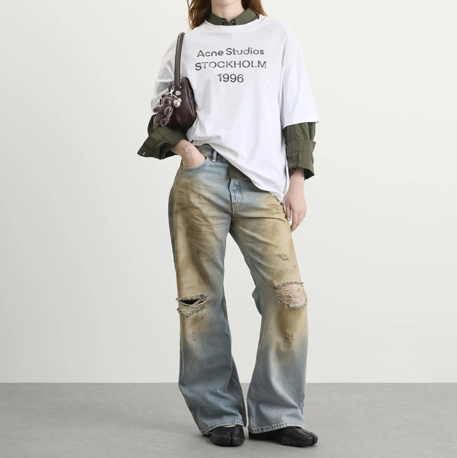 Acne Studios Distressed Baggy Jeans