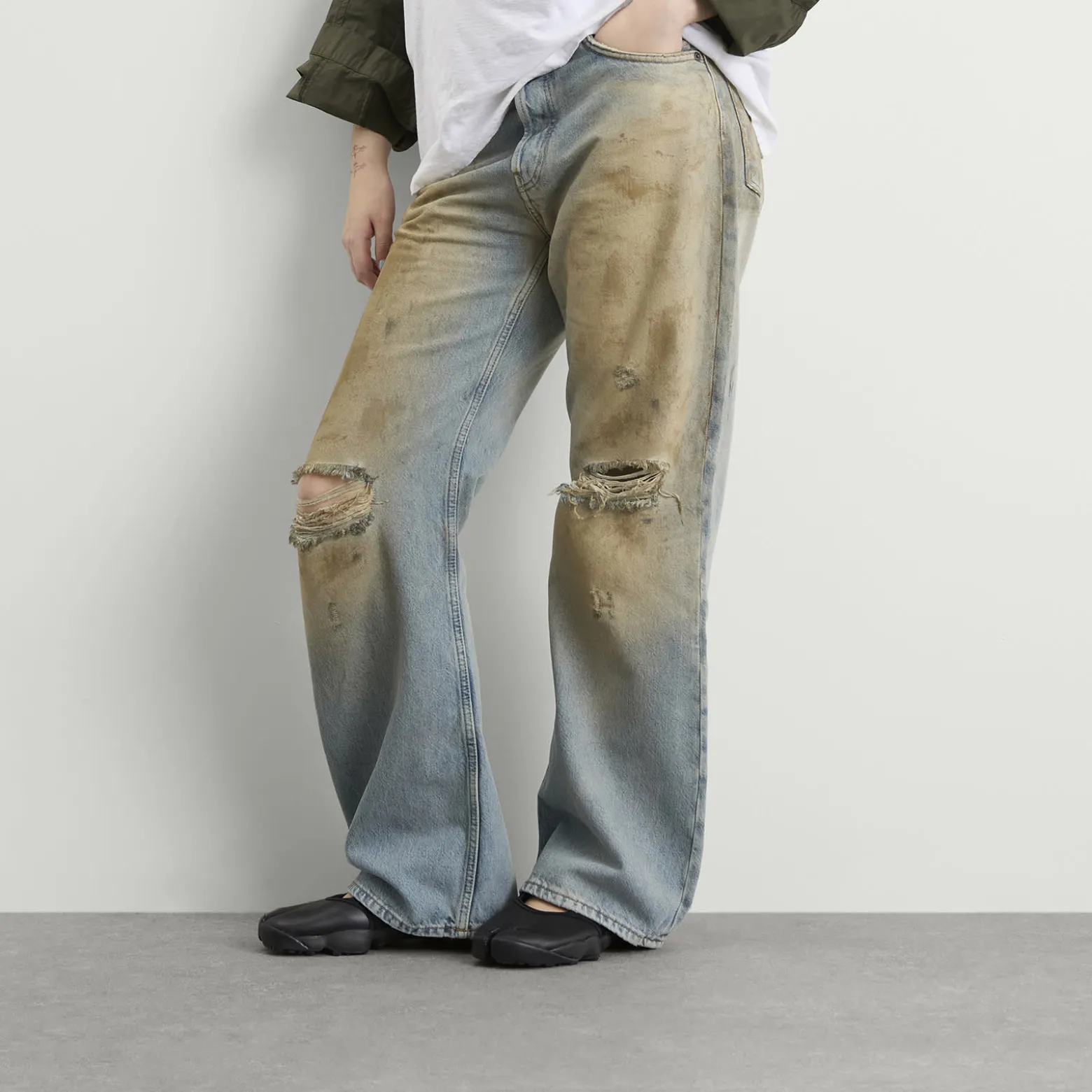 Acne Studios Distressed Baggy Jeans