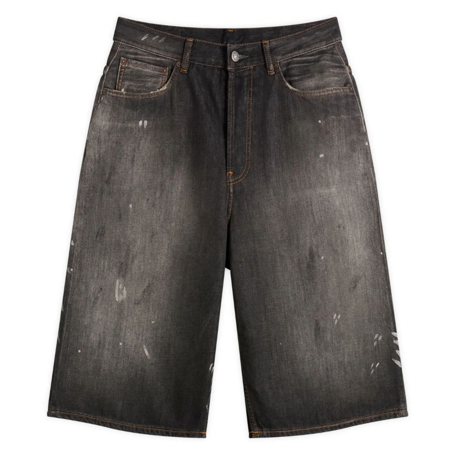 Acne Studios Judda M FN Black Trafalgar Denim Shorts