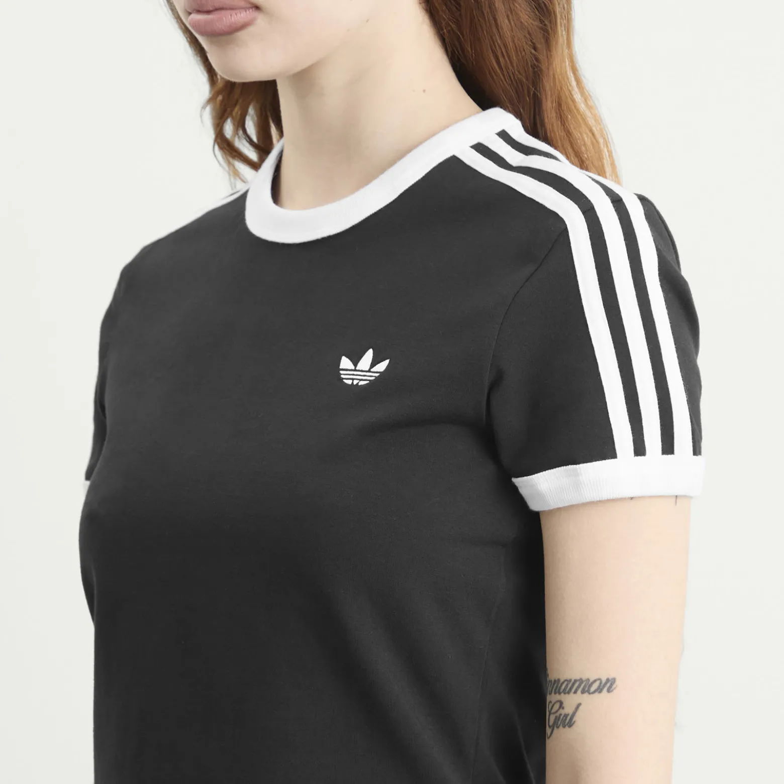 Adidas 3 Stripe Short Sleeve T-Shirt