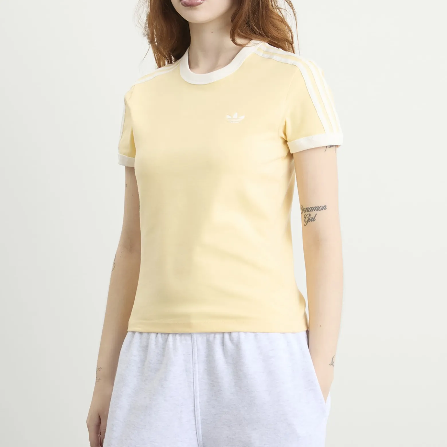 Adidas 3 Stripe Short Sleeve T-Shirt