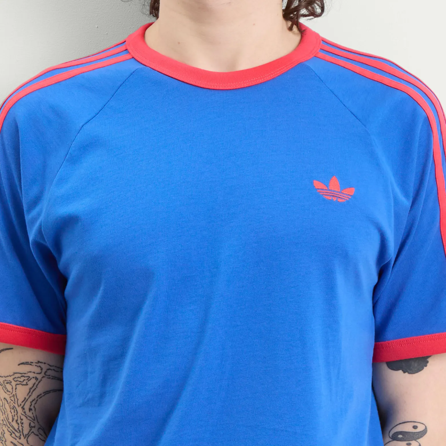 adidas 3 Stripe T-Shirt