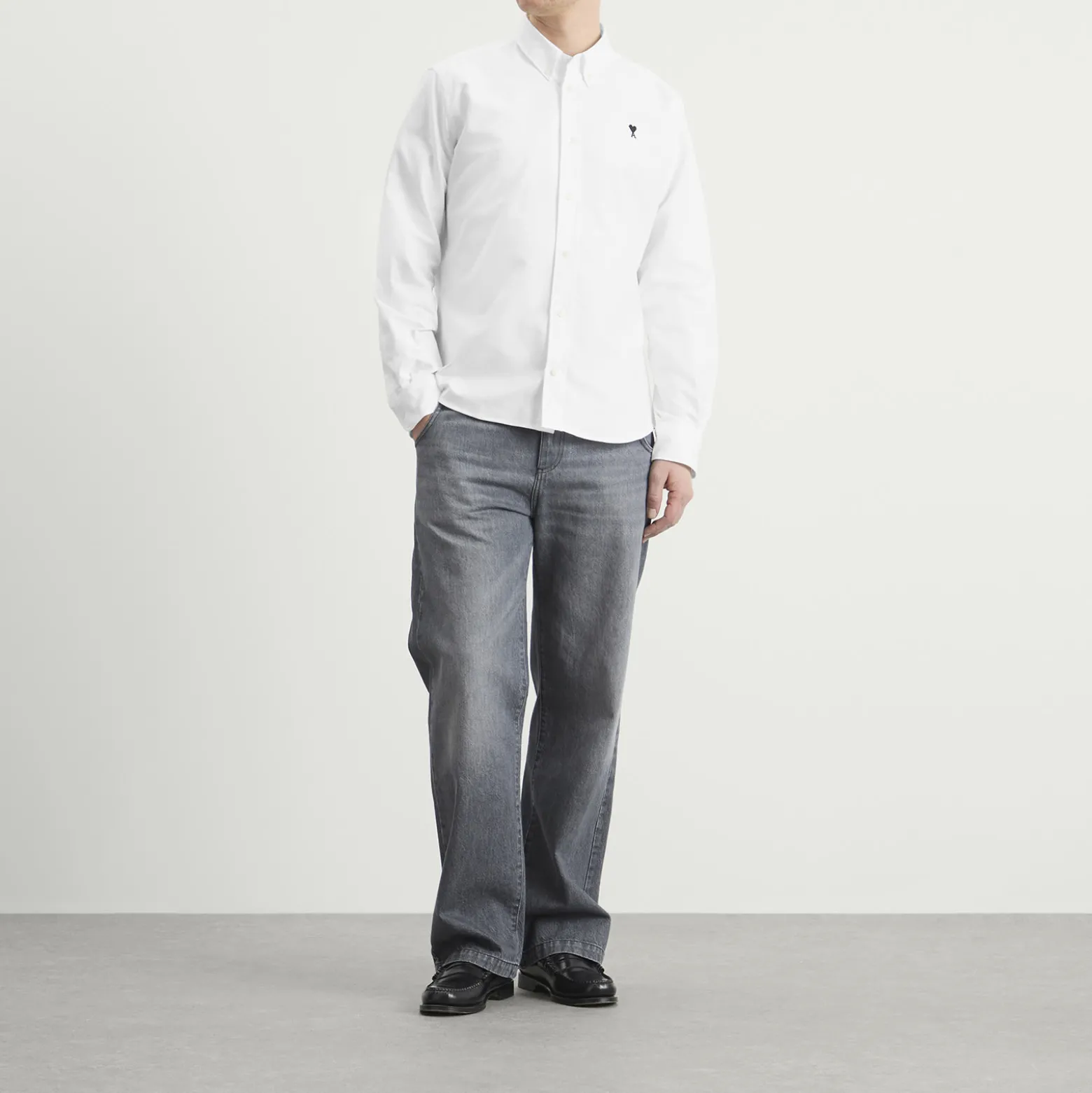 AMI Paris Contrasted ADC Classic Shirt