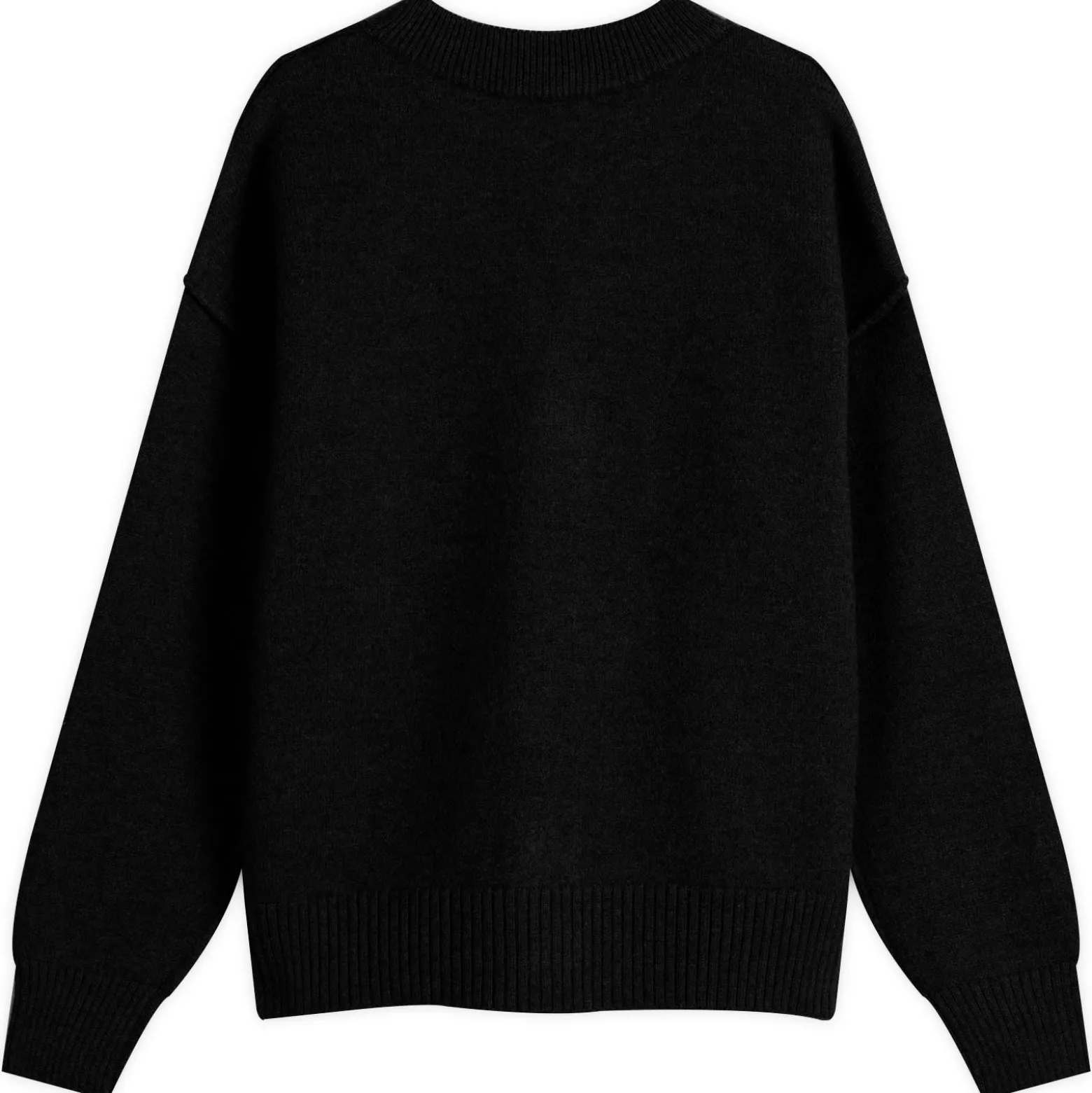 AMI Paris Felted Merino Wool Knit ADC Cardigan