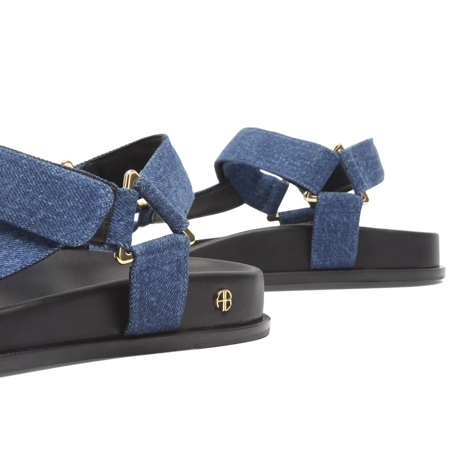 Anine Bing Jess Denim Sandals