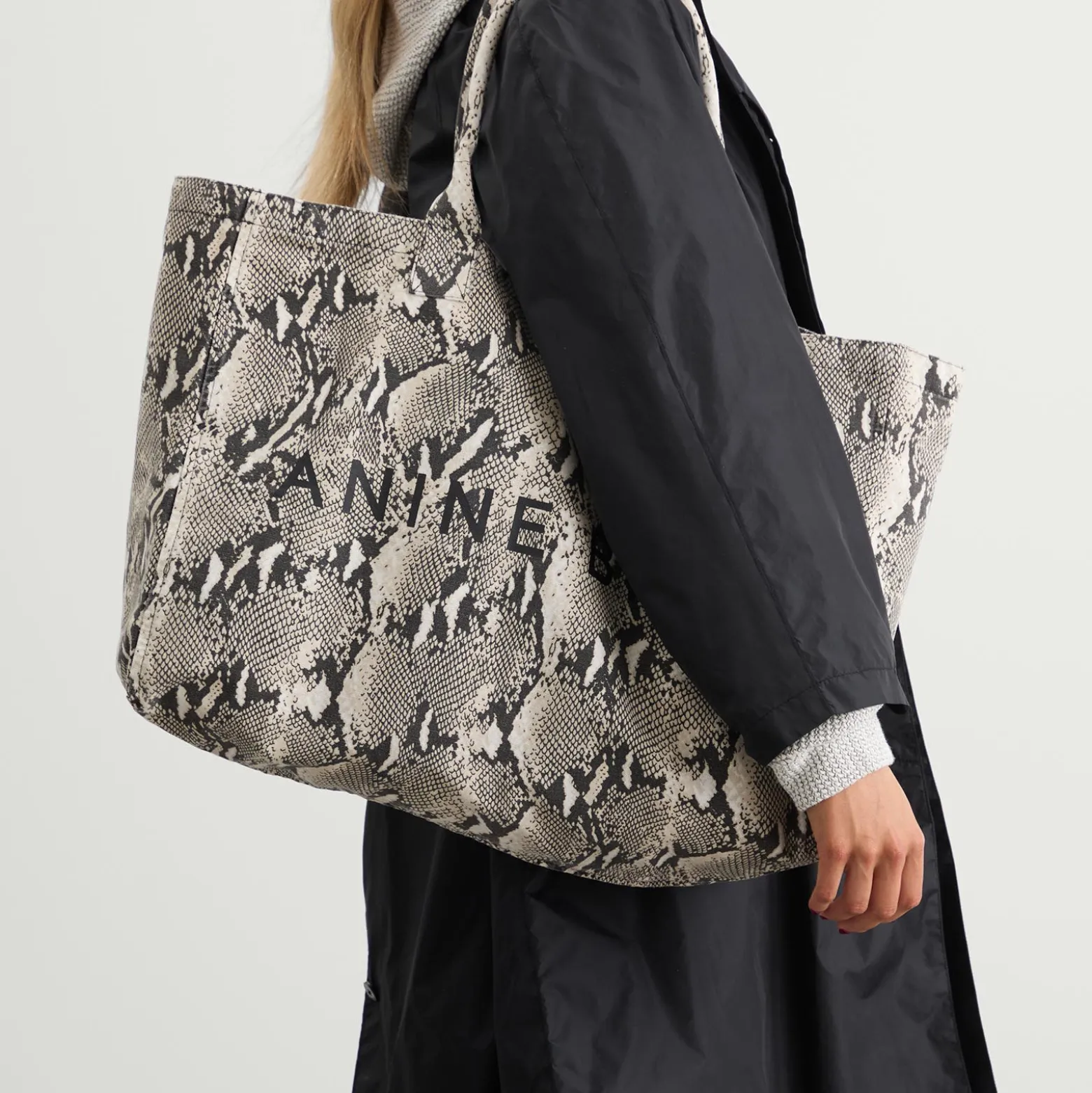 Anine Bing Leo Canvas Tote
