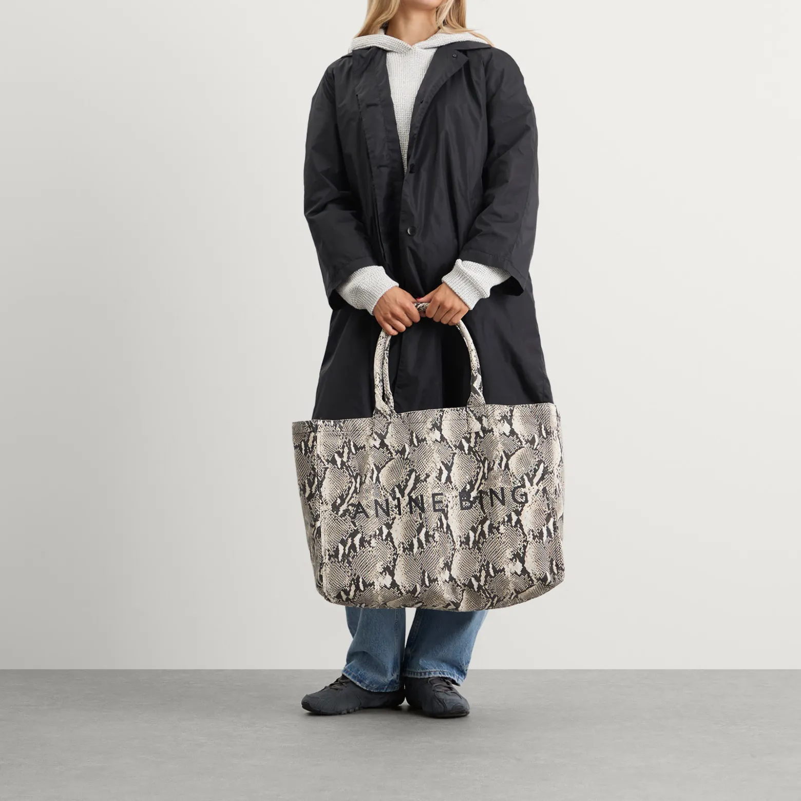 Anine Bing Leo Canvas Tote