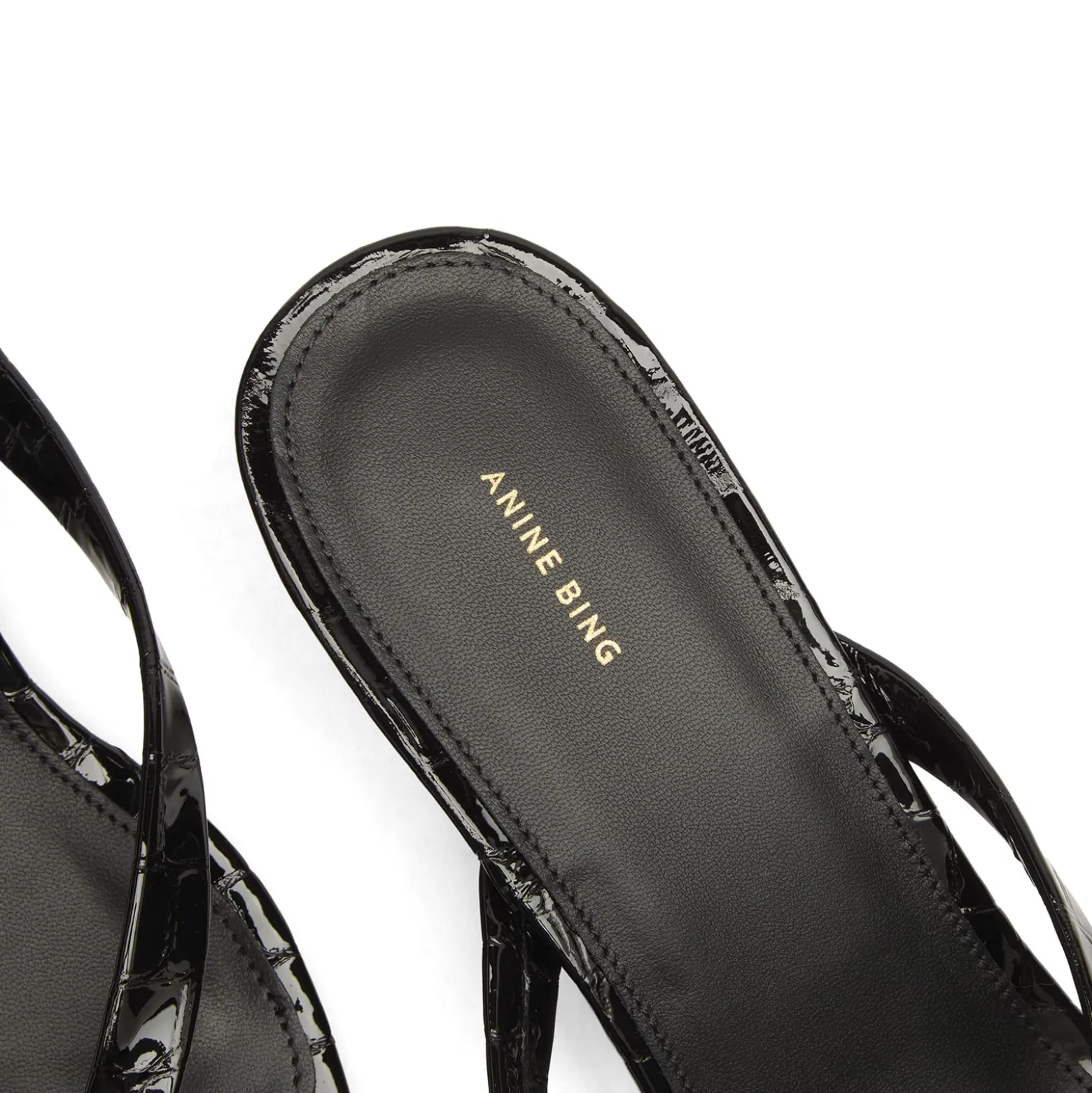 Anine Bing Noelle Thong Heels