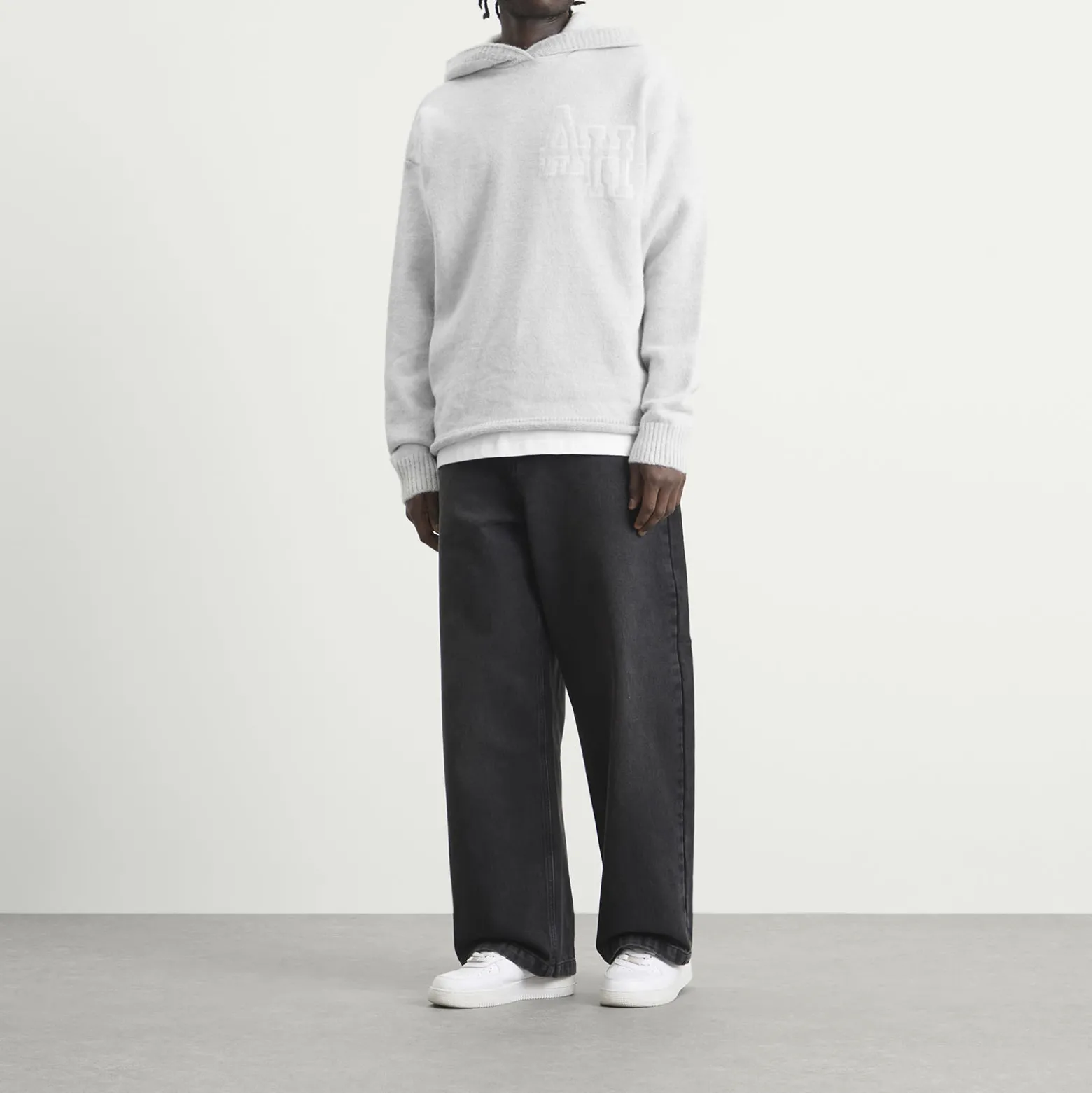 ANNIE HOOD Knit Hoodie