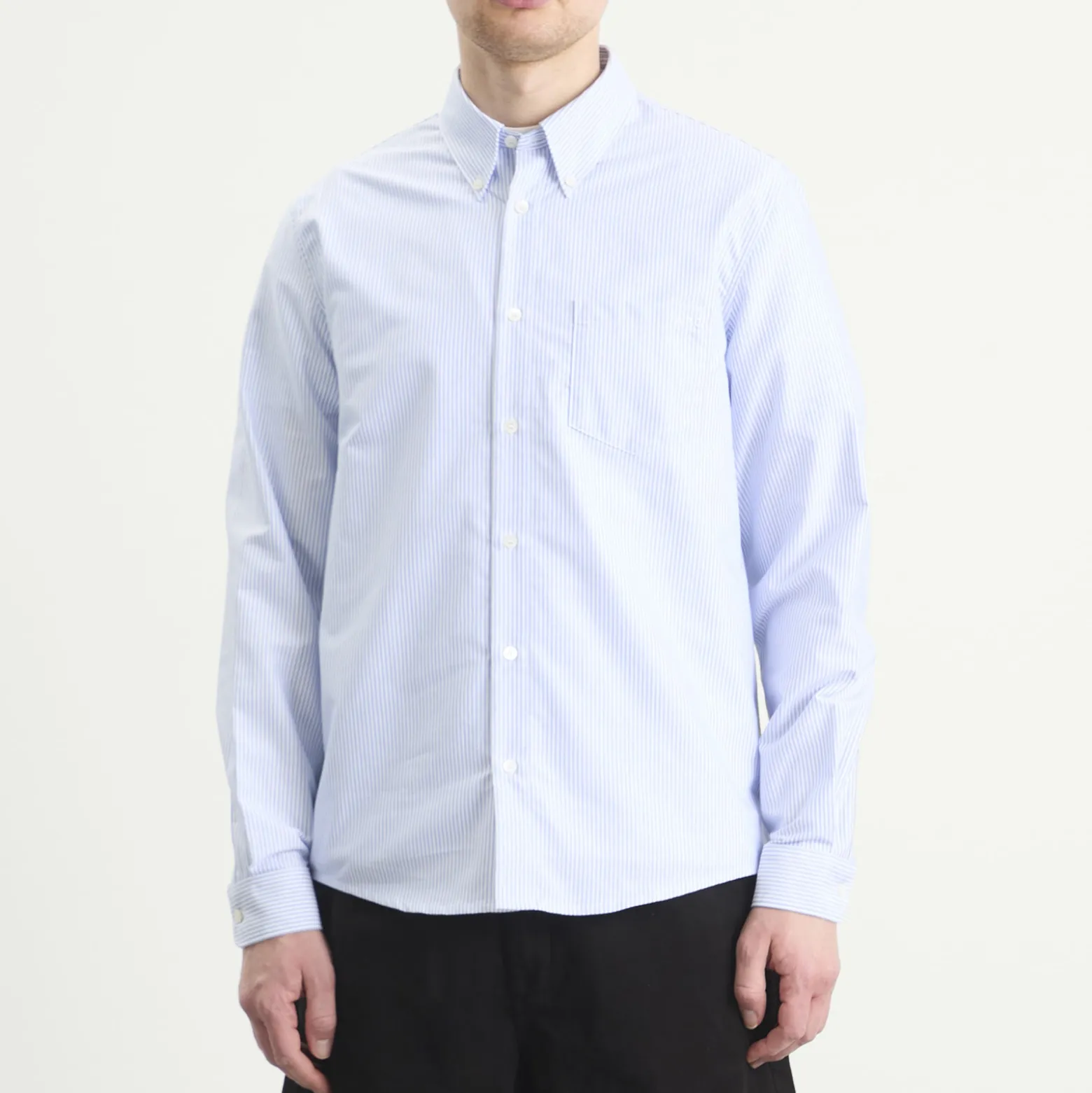 A.P.C. Greg Button Down Stripe Shirt