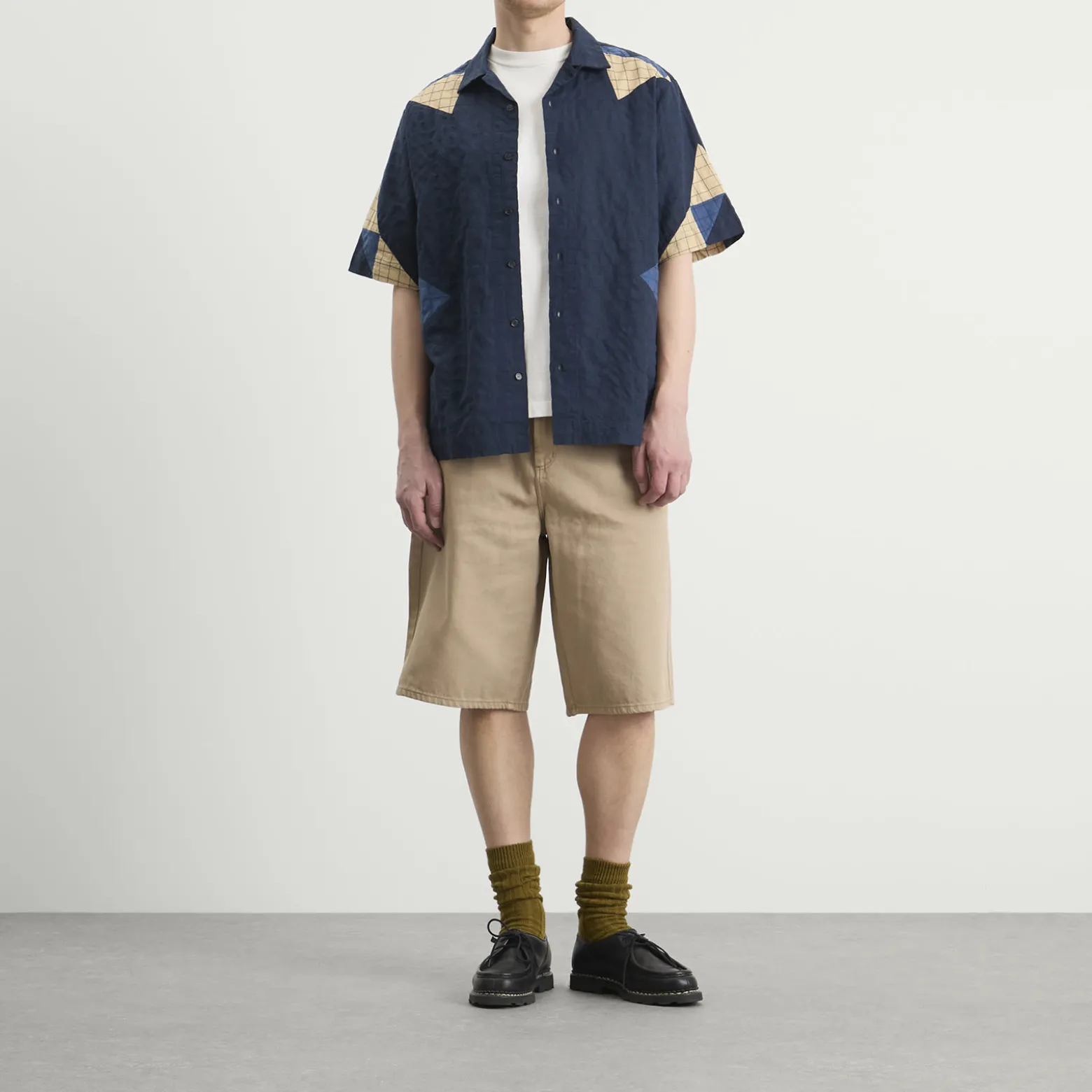 A.P.C. Patchwork Shirt Jacket