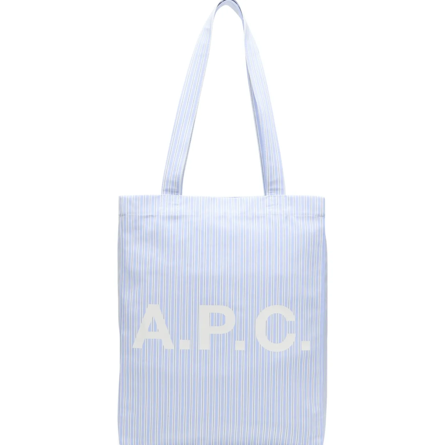 A.P.C. Striped Poplin Lou Tote Bag