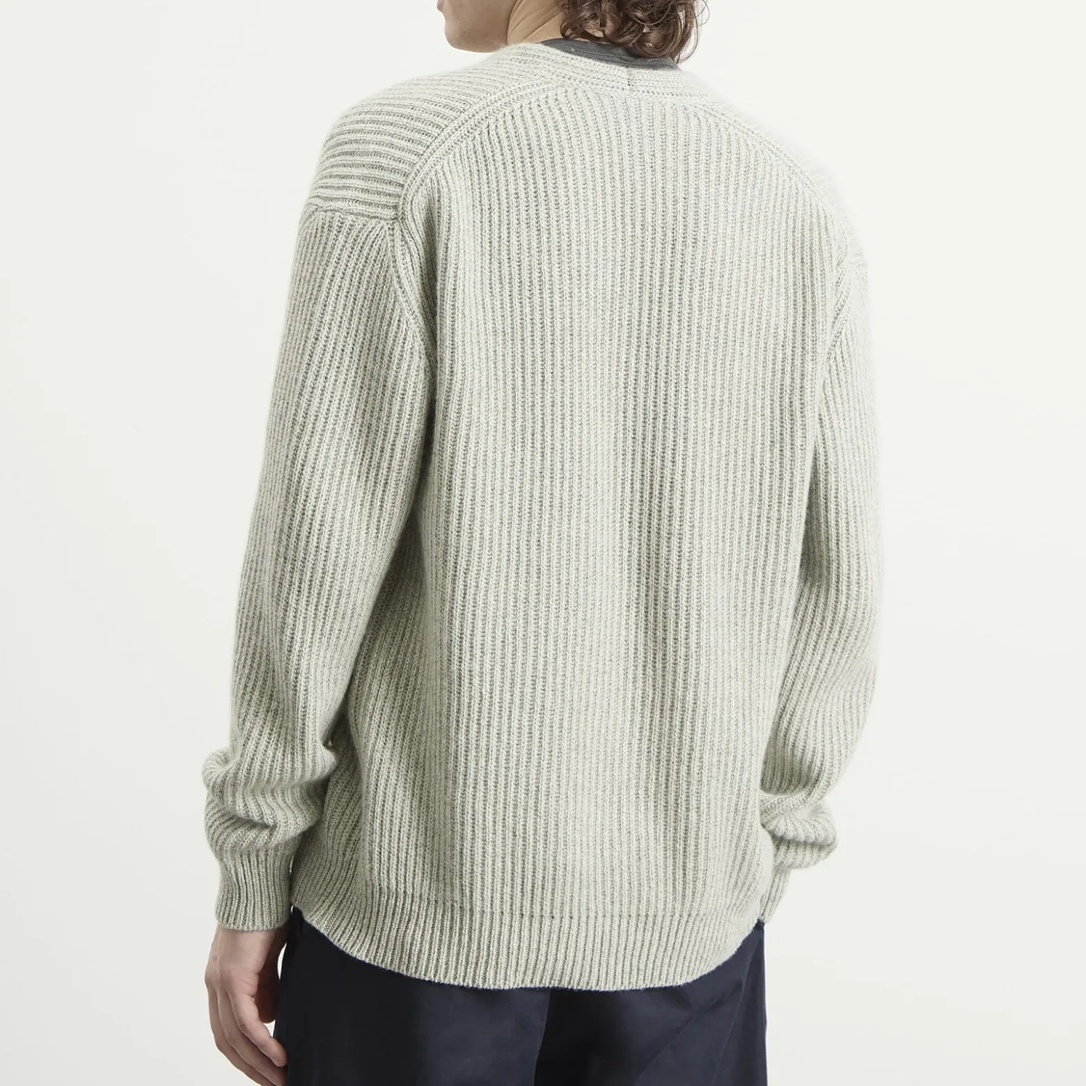 Auralee Cashmere Silk Melange Knit Cardigan