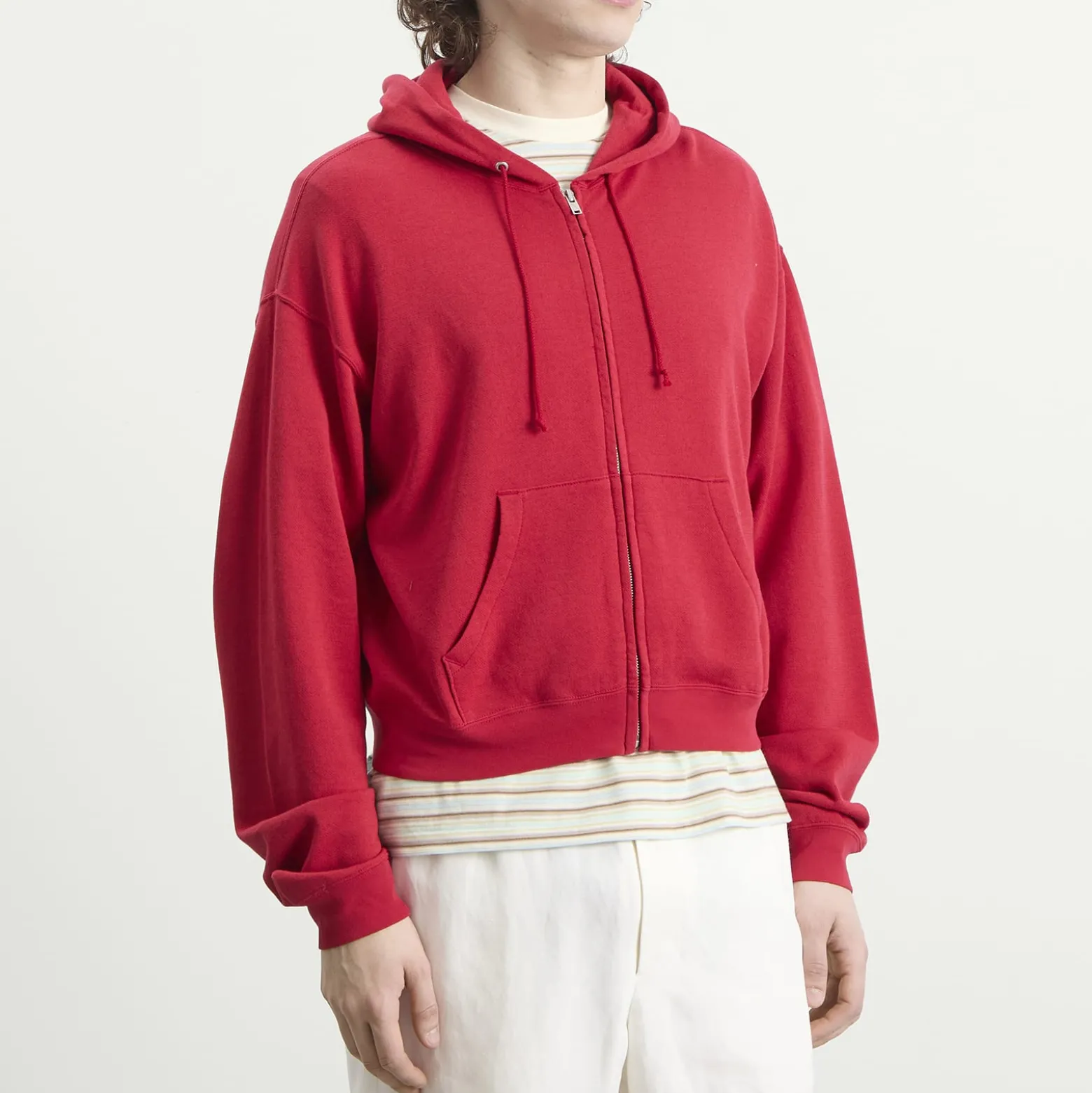 Auralee High Twist Zip Hoodie
