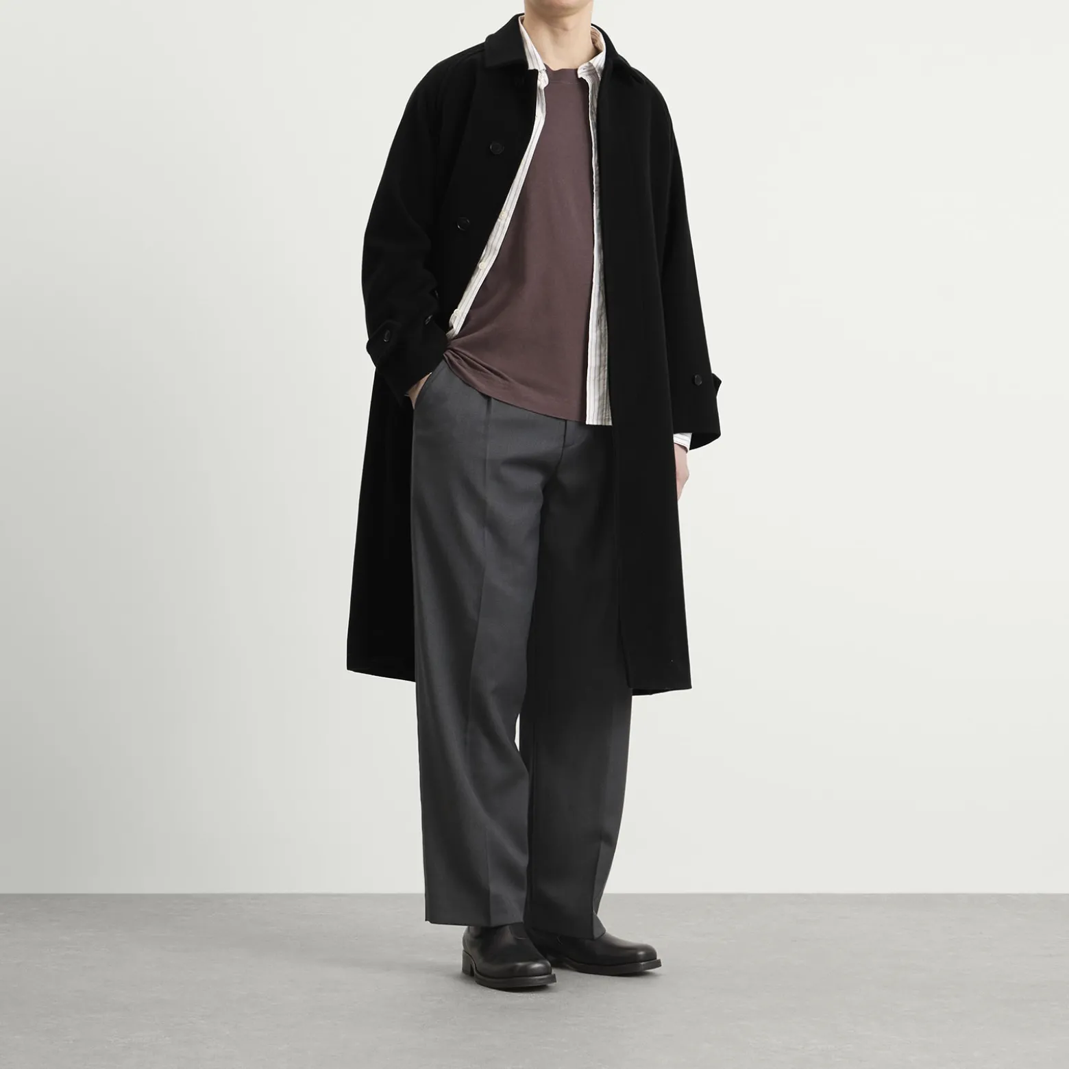Auralee Mosser Soutien Collar Coat