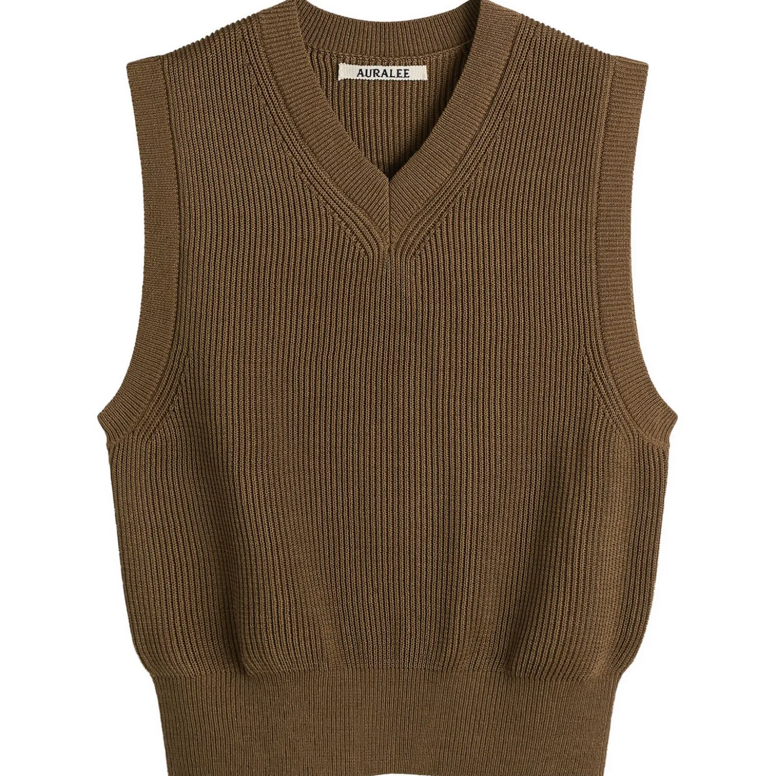 Auralee Rib Knit Vest