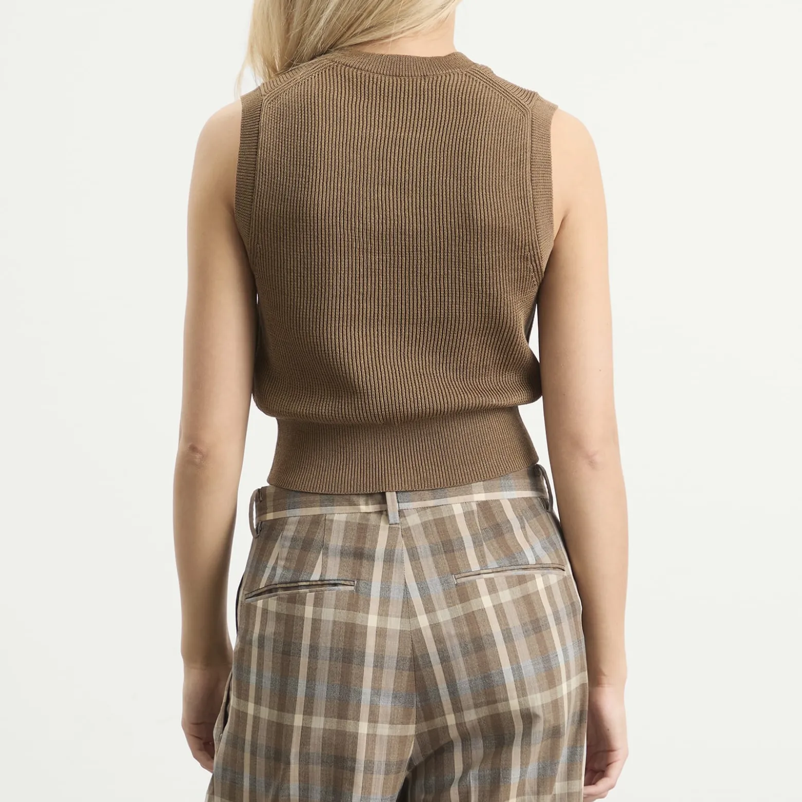 Auralee Rib Knit Vest