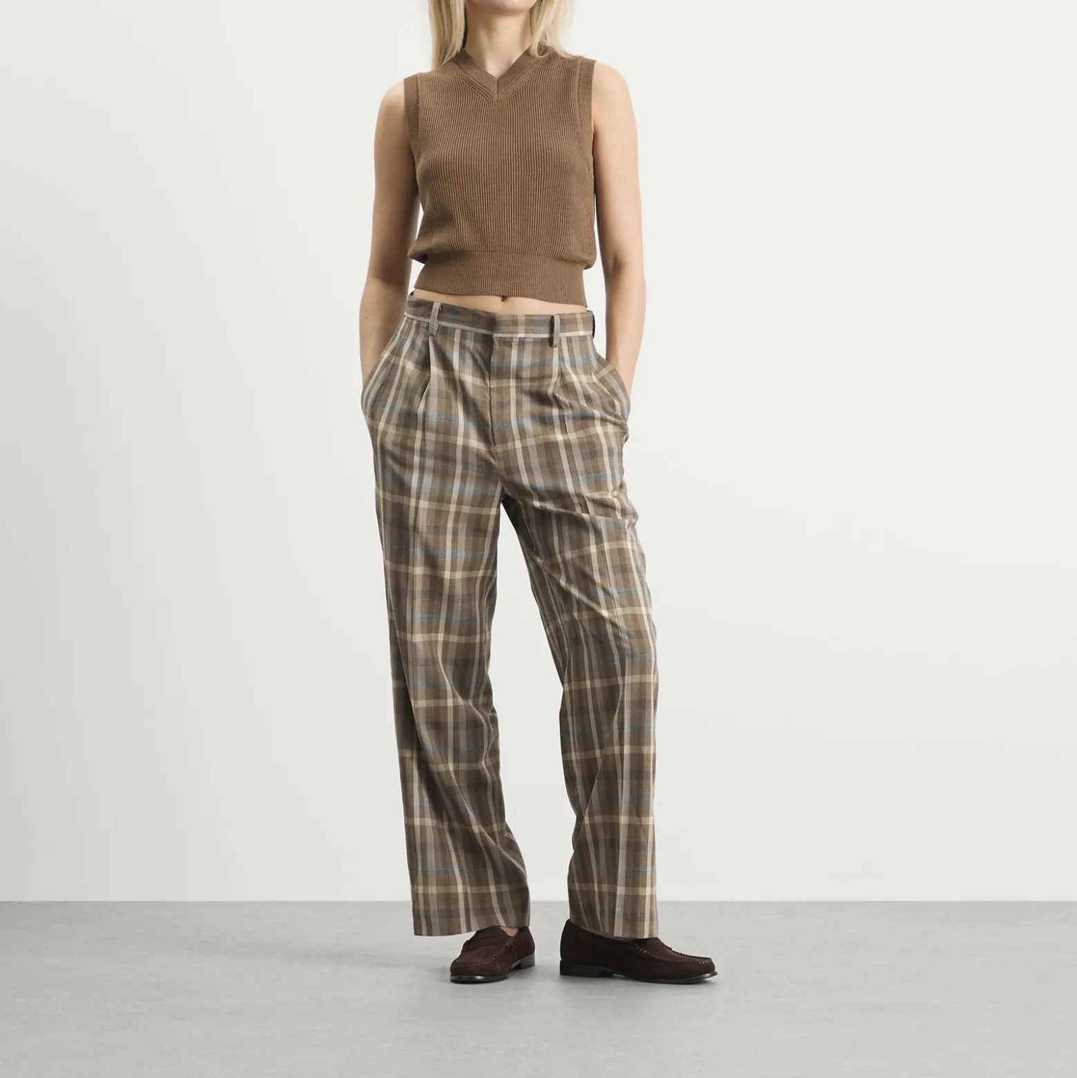 Auralee Rib Knit Vest