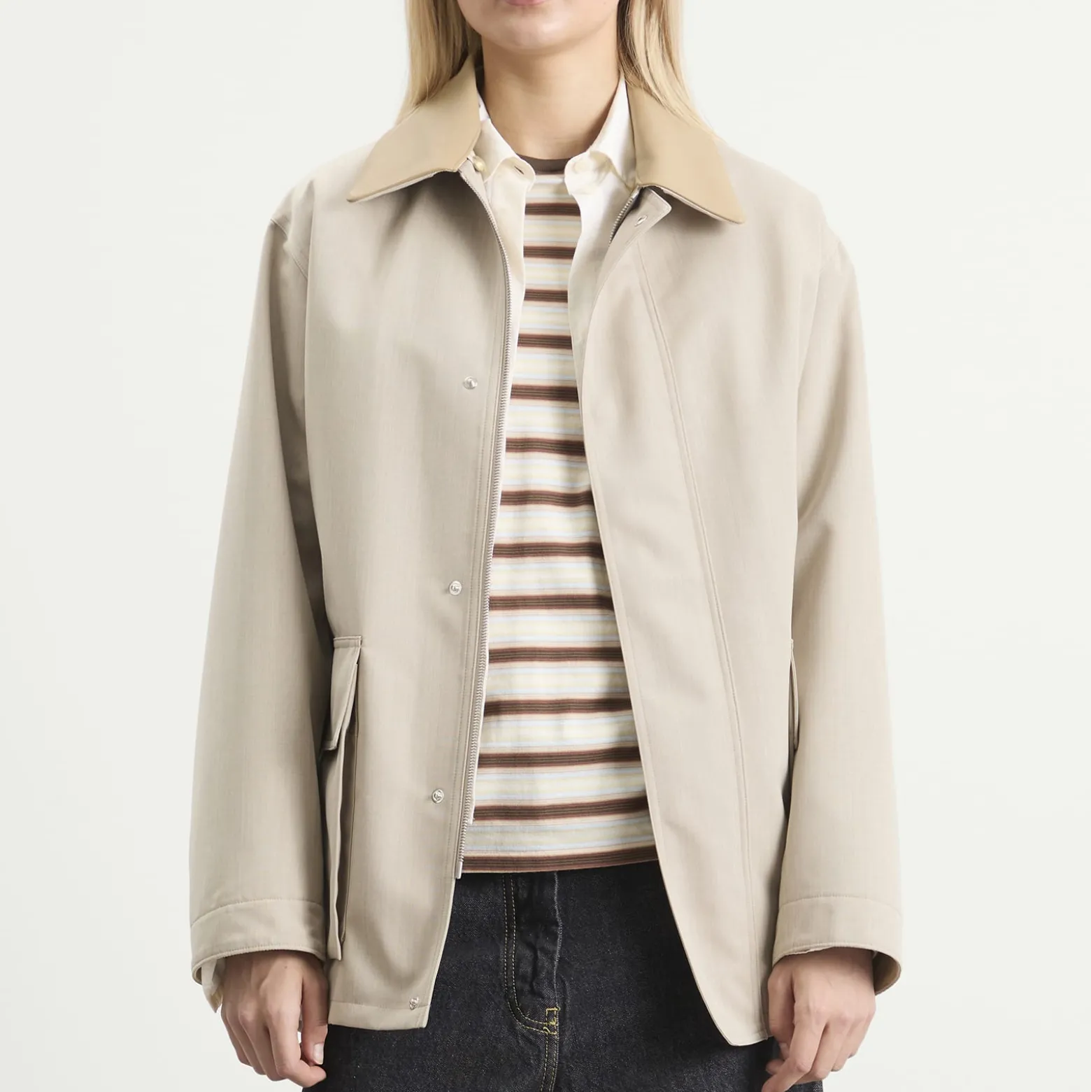 Auralee Wool Max Canvas Blouson