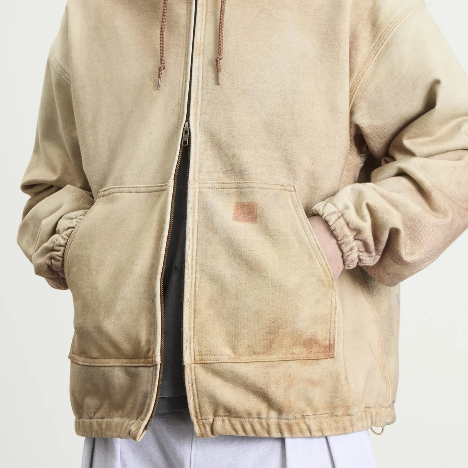 BEAMS Digital Print Hooded Jacket