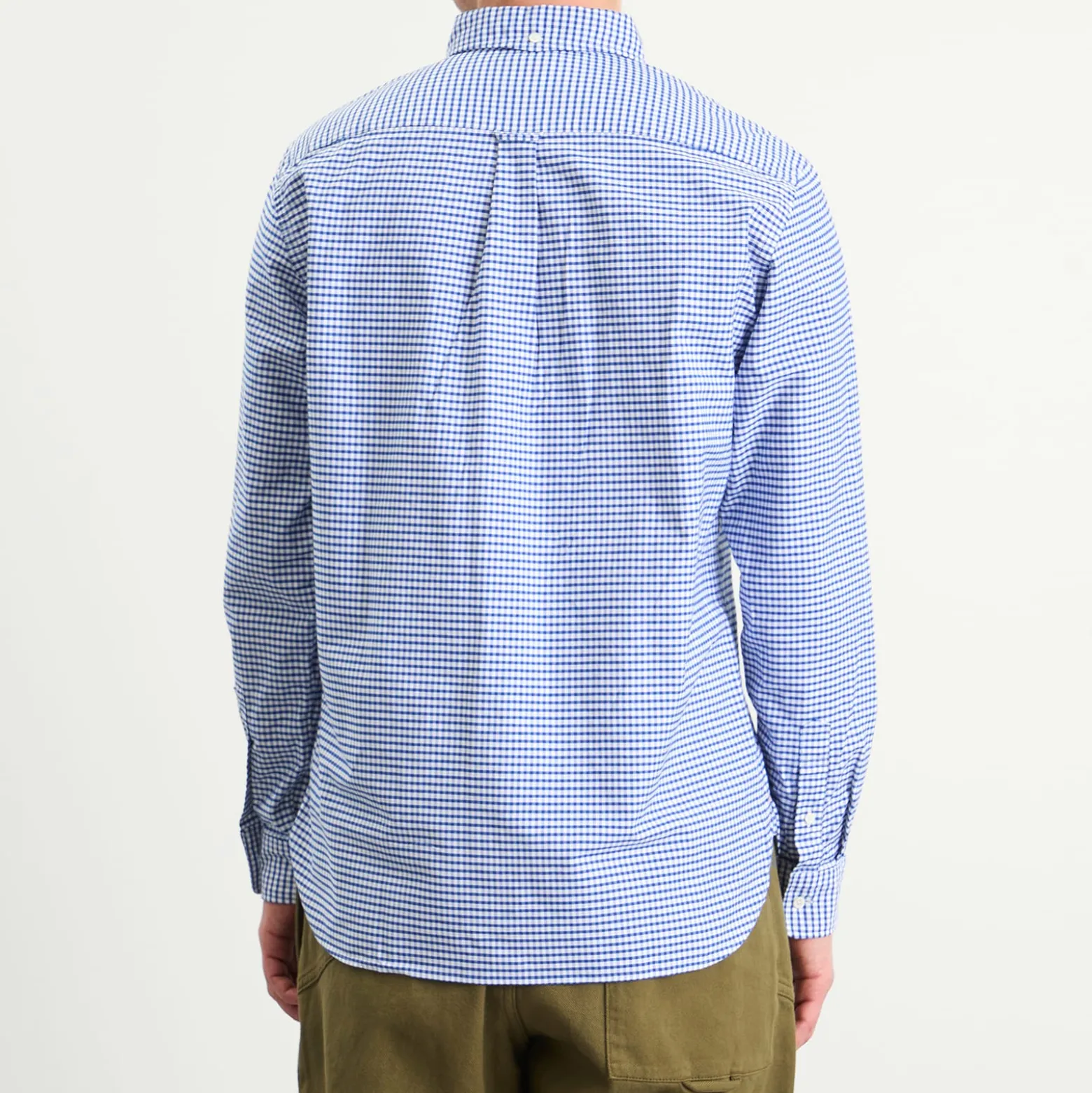 Beams Plus Button Down Gingham Oxford Shirt