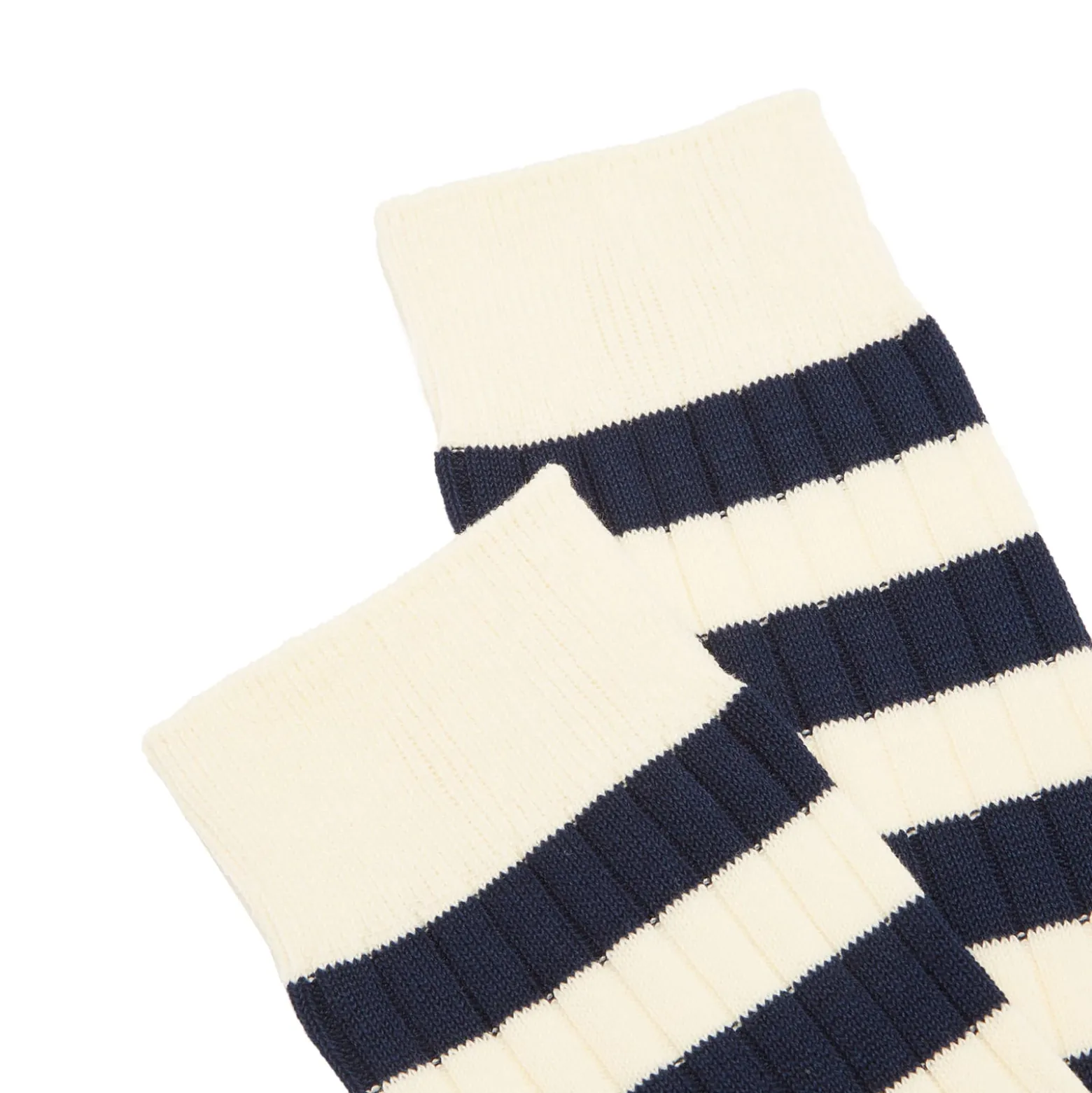 Beams Plus Rib Stripe Sock