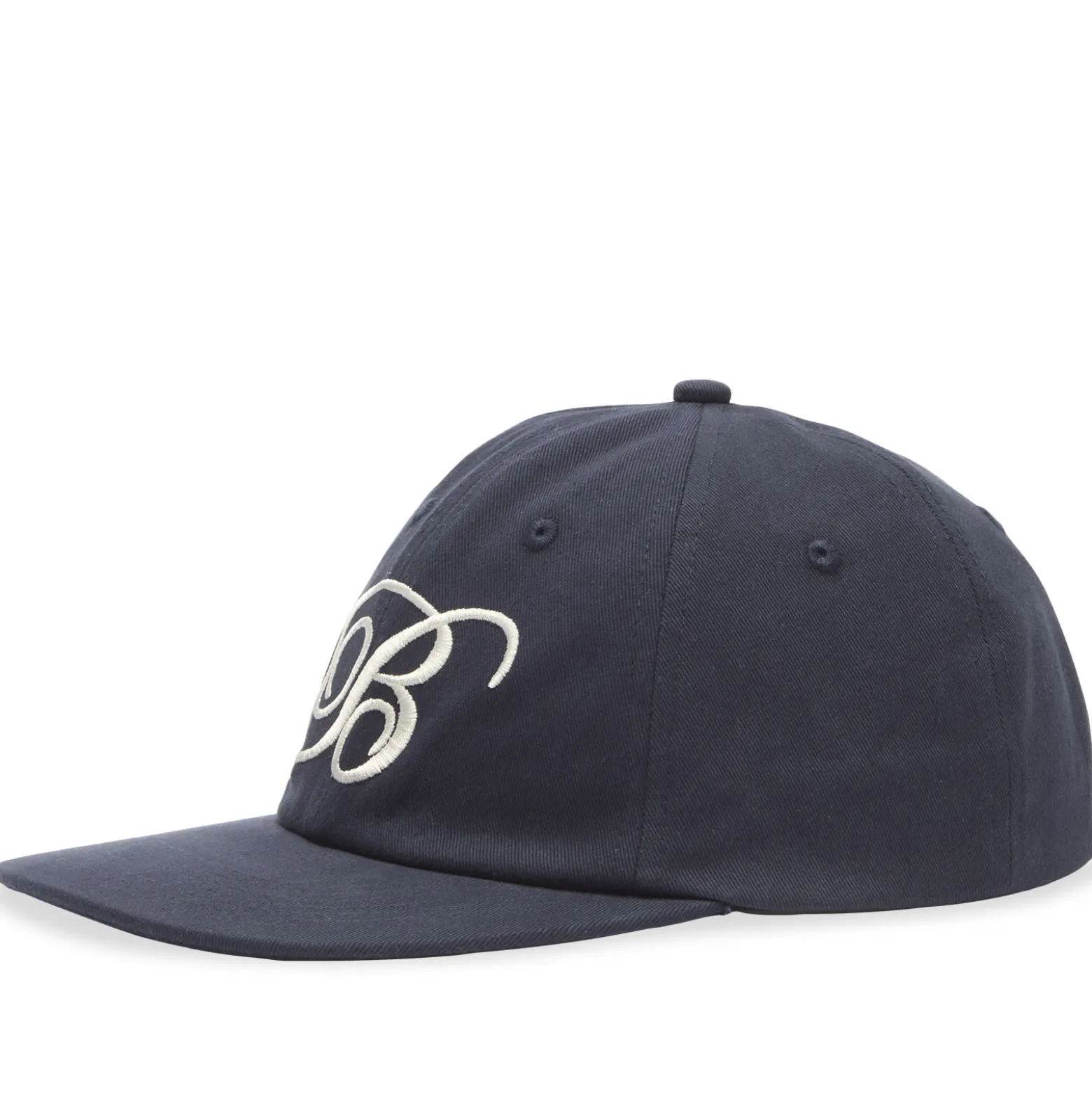 Bound Script Embroidered 6 Panel Cap