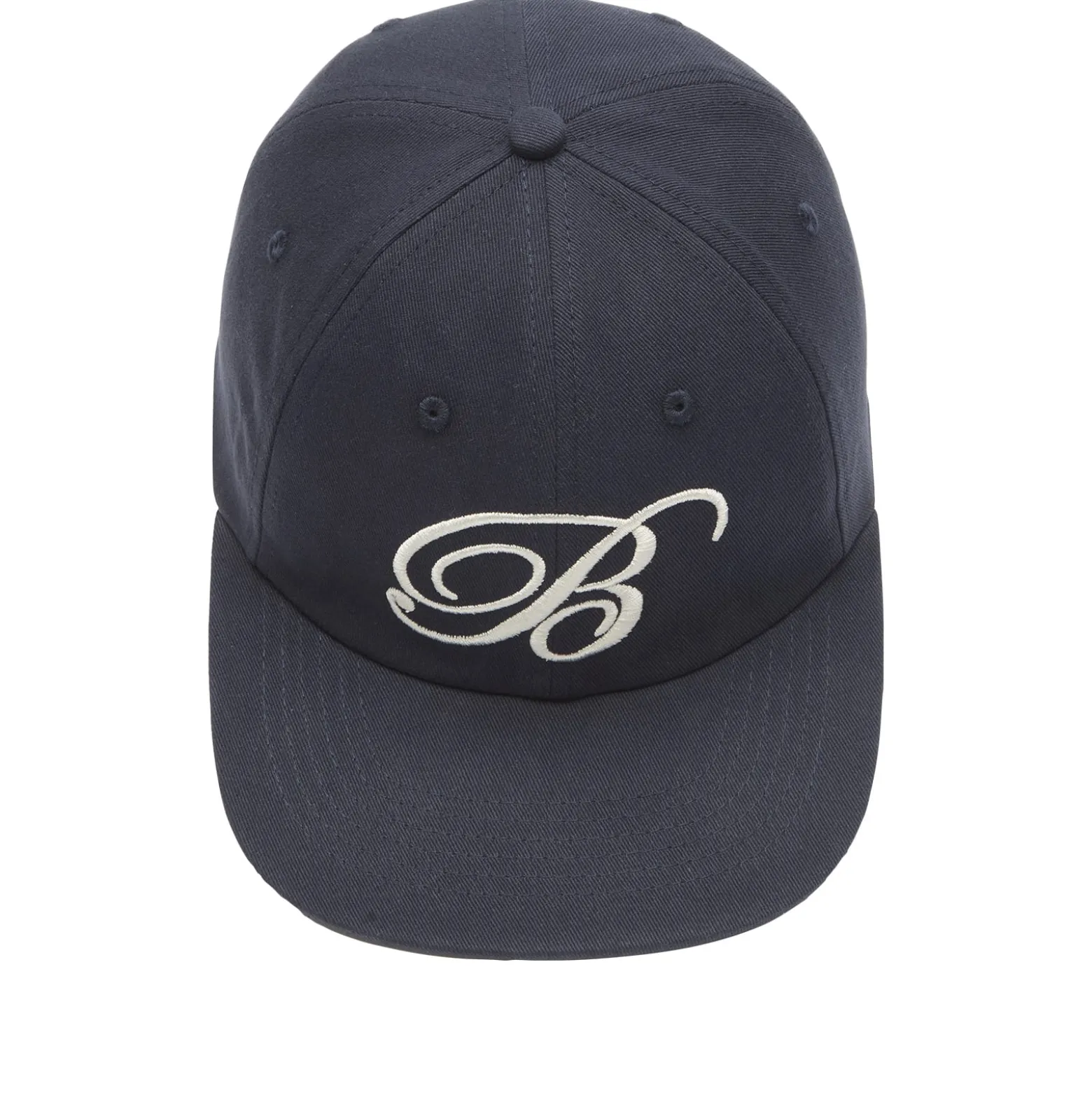 Bound Script Embroidered 6 Panel Cap
