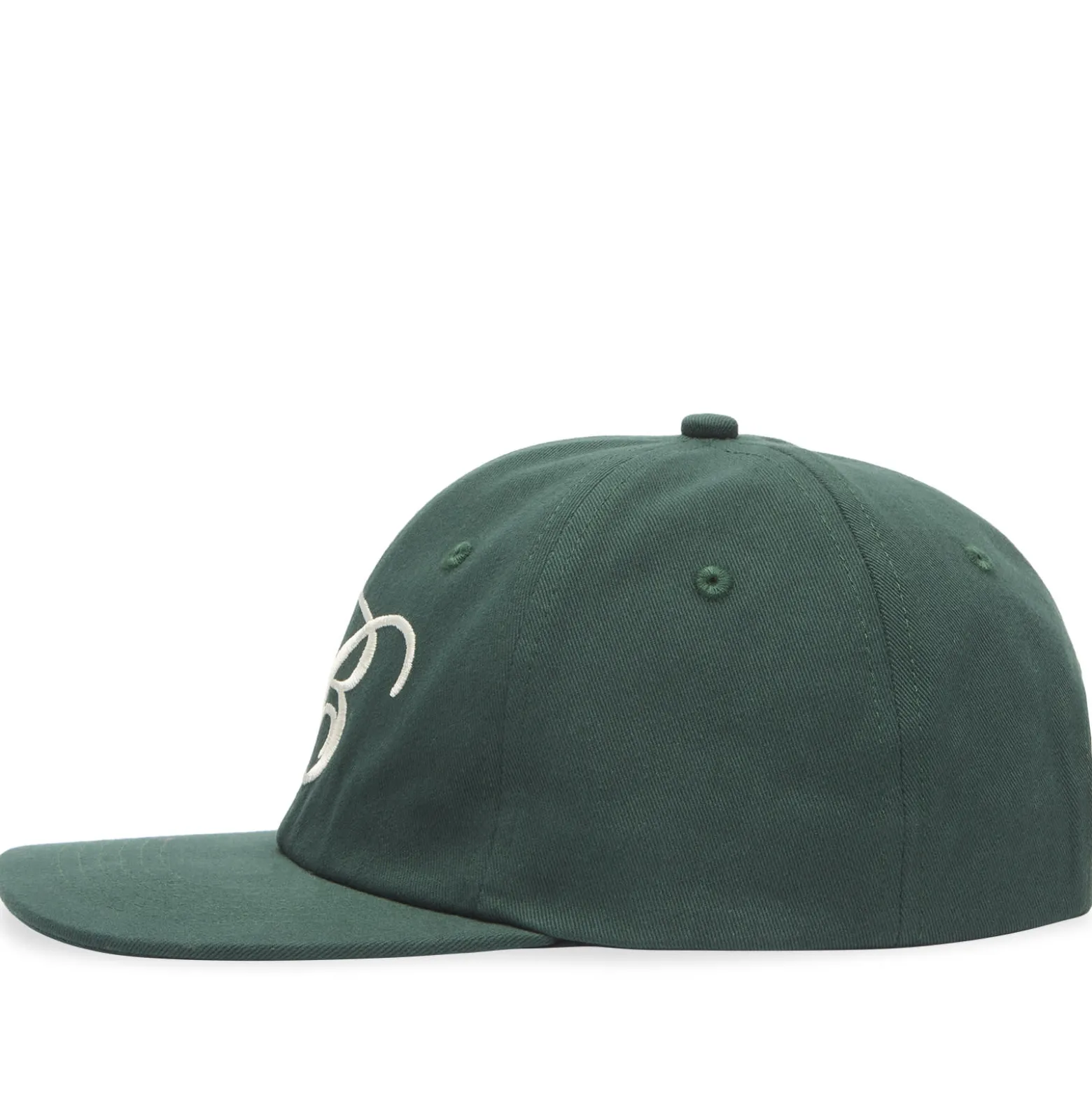 Bound Script Embroidered 6 Panel Cap