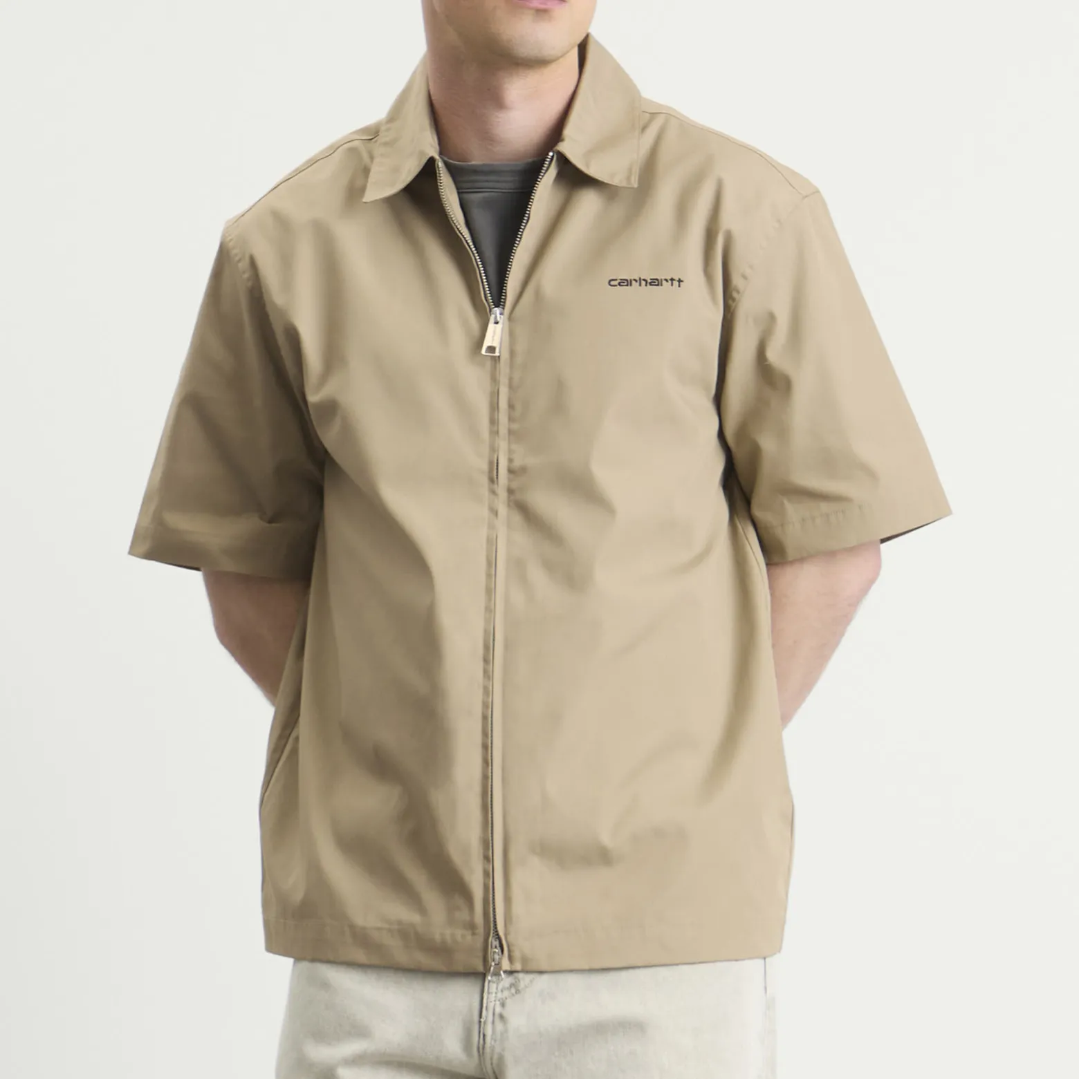Carhartt WIP Short Sleeve Postal Zip Shirt
