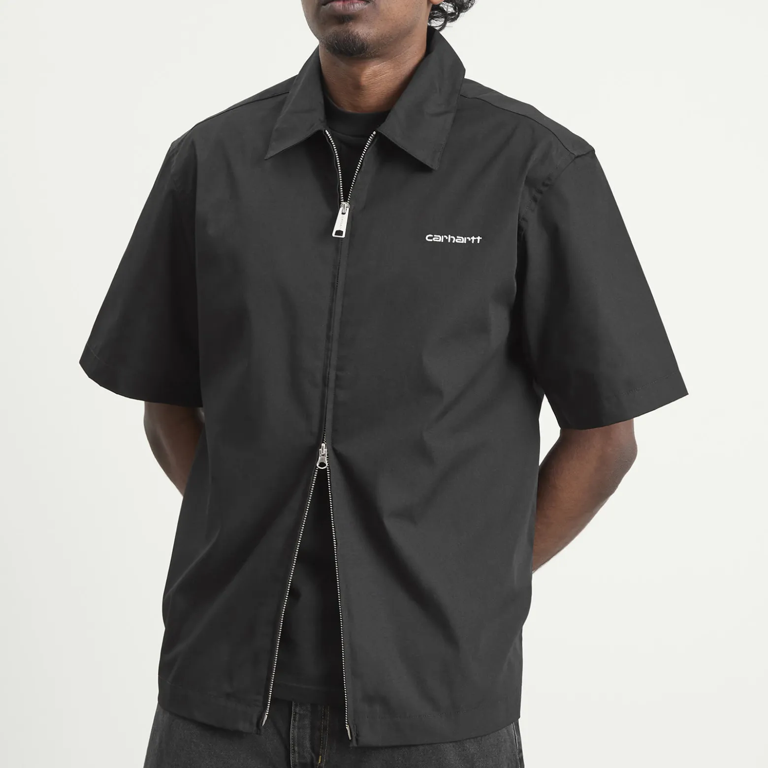 Carhartt WIP Short Sleeve Postal Zip Shirt