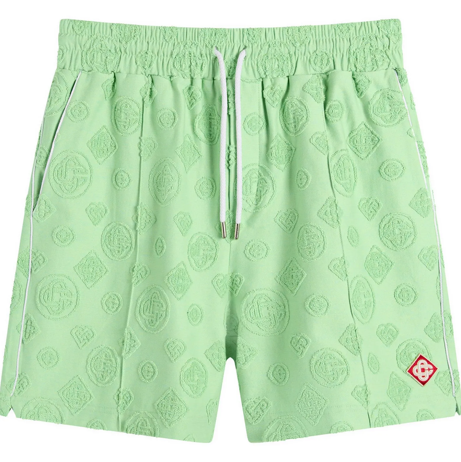 Casablanca Towelling Monogram Short