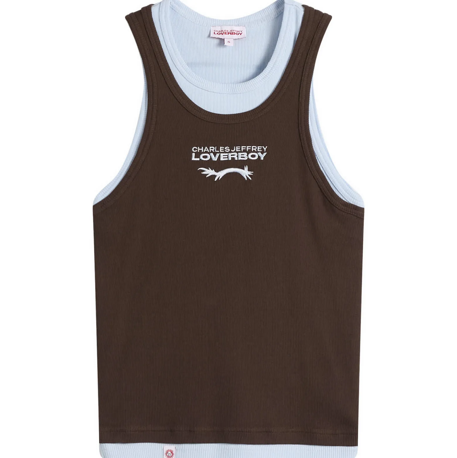 Charles Jeffrey Loverboy Double Logo Tank Top
