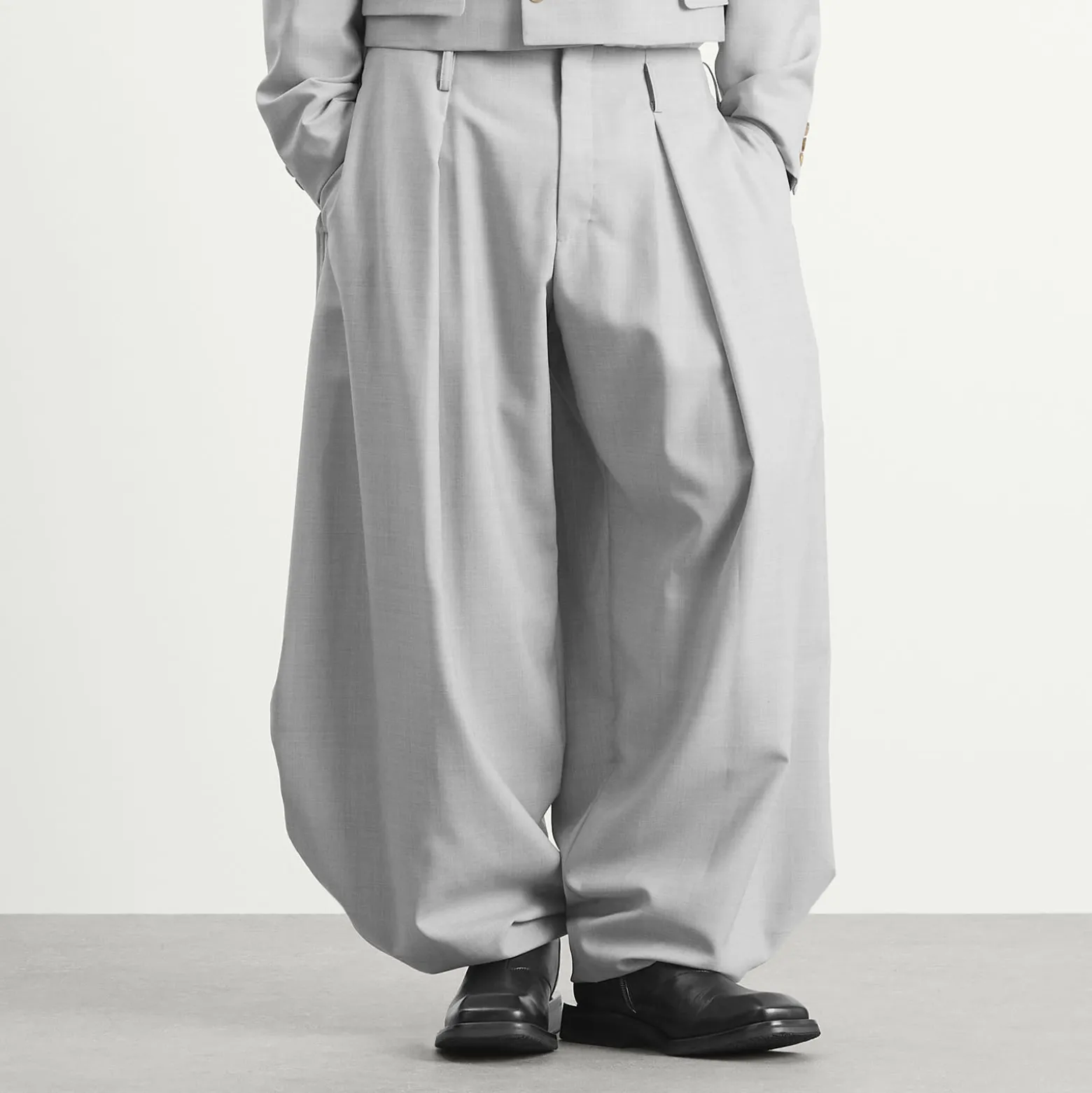Comme des Garçons Homme Plus Cuffed Structure Shorts