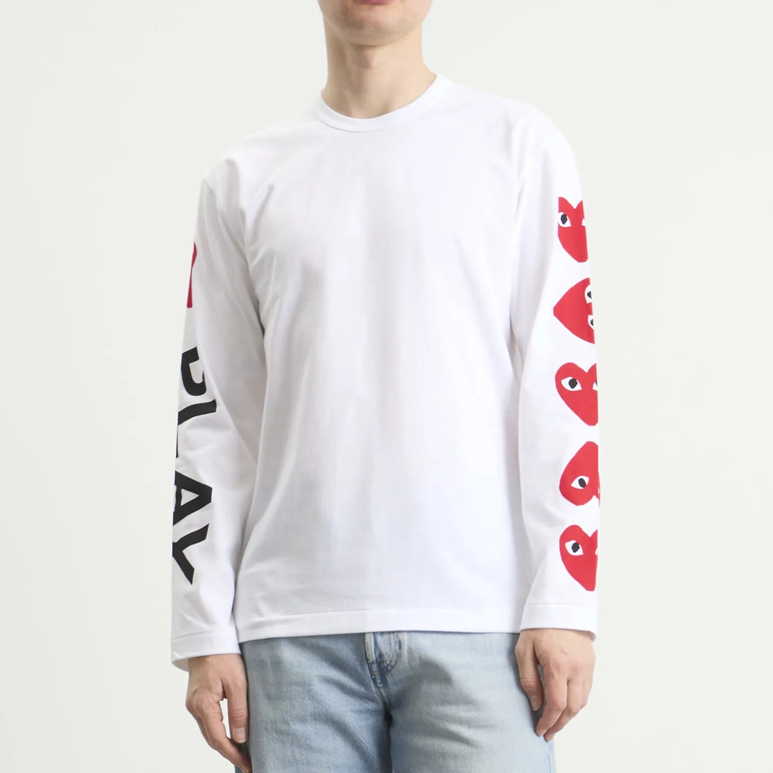 Comme des Garçons Play Red Heart Long Sleeve T-Shirt