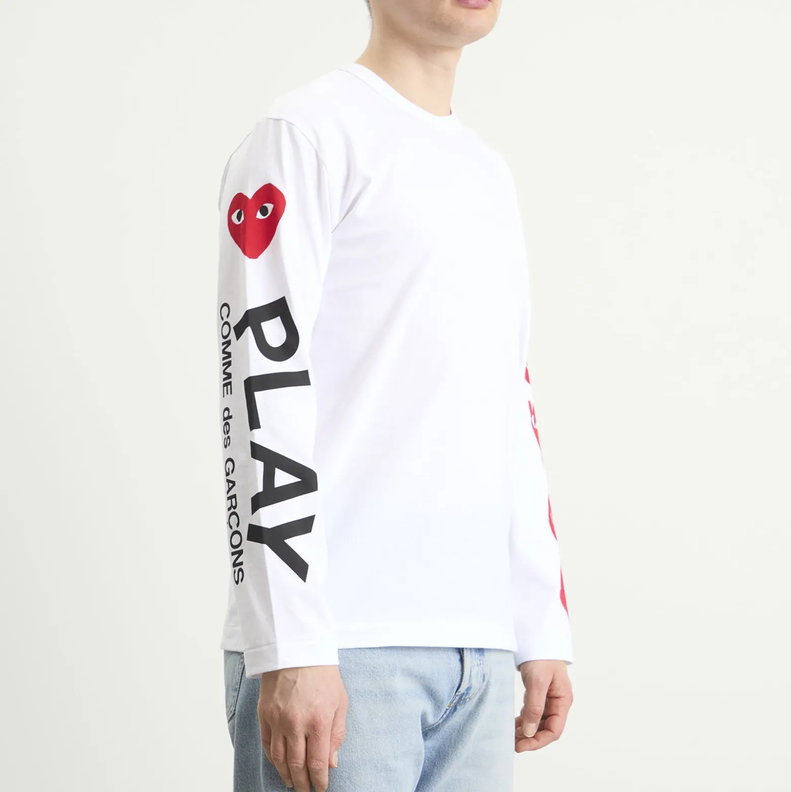 Comme des Garçons Play Red Heart Long Sleeve T-Shirt