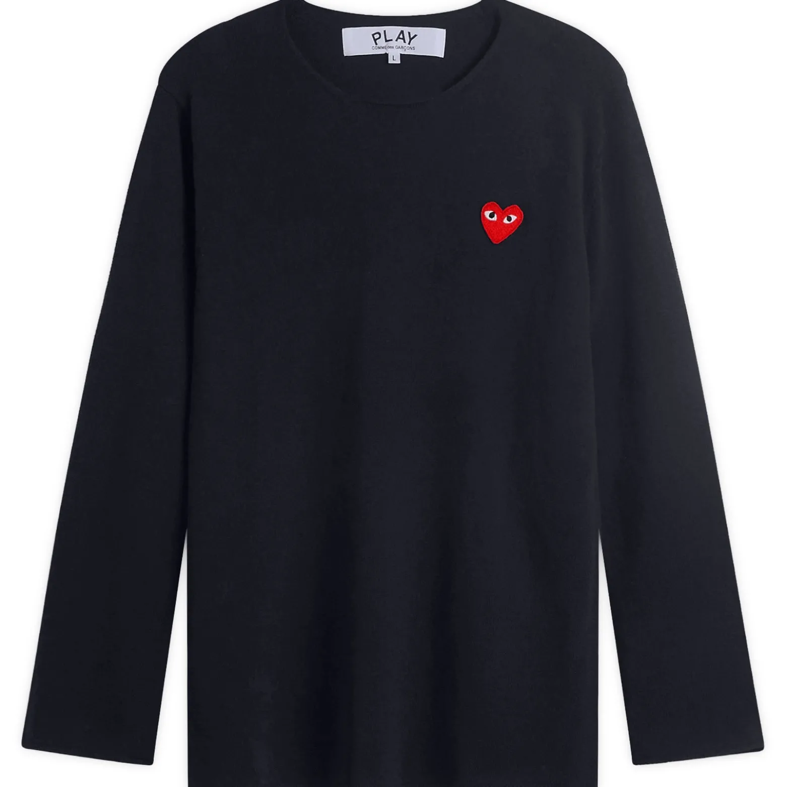 Comme des Garçons Play U Sweater Red Emblem Knit