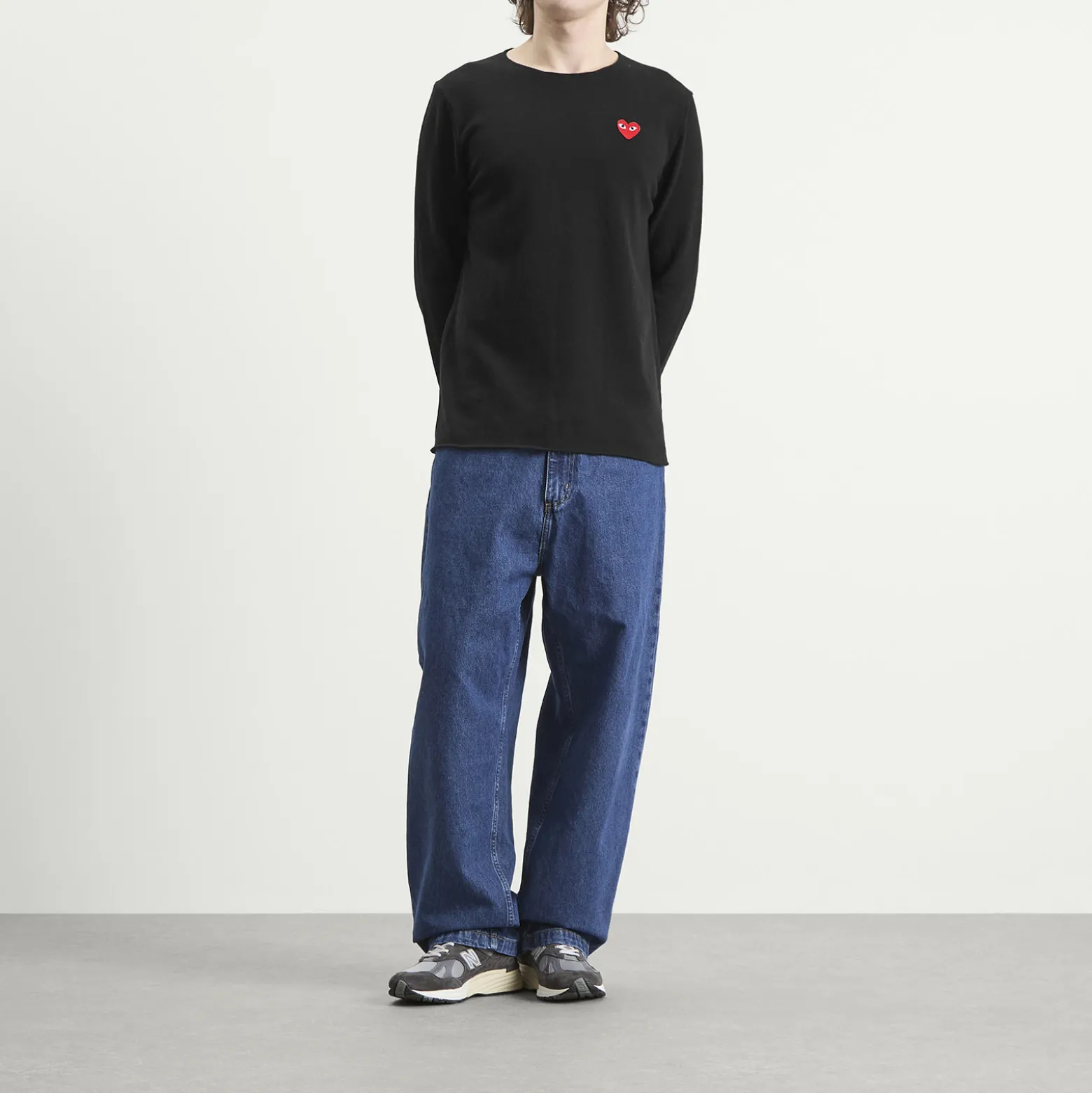 Comme des Garçons Play U Sweater Red Emblem Knit