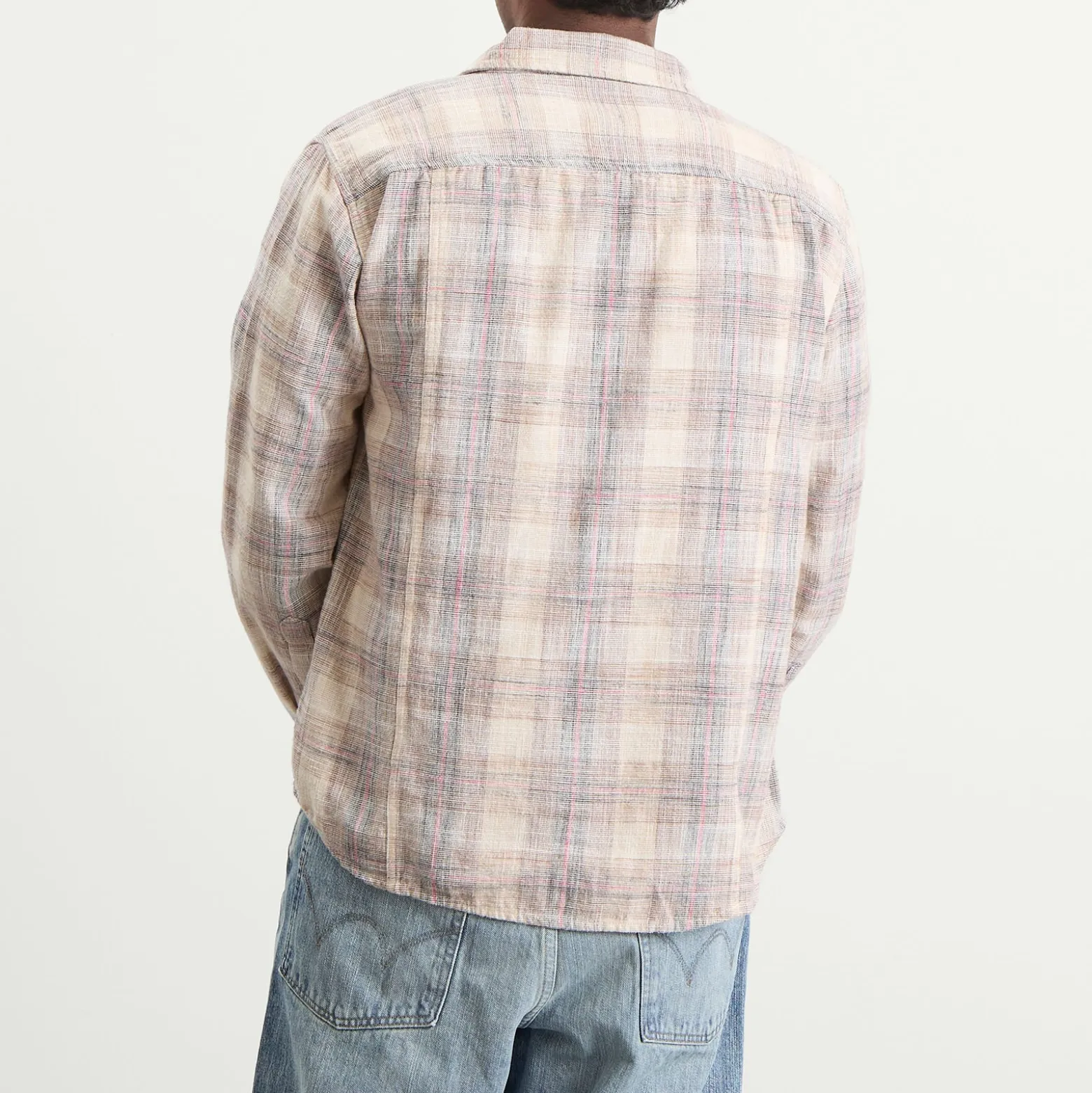 Corridor Rosewood Plaid Long Sleeve Shirt