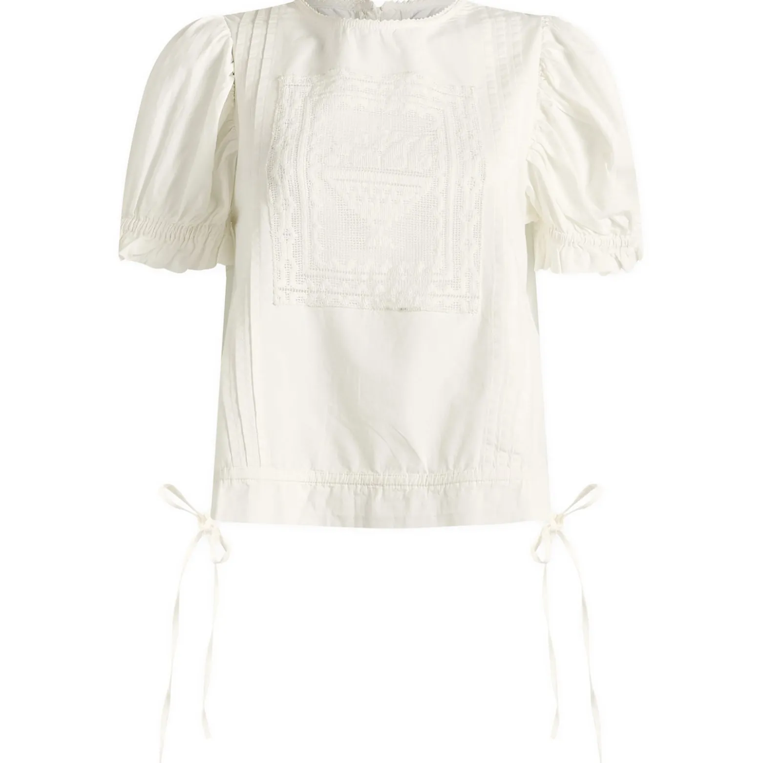 Damson Madder Mabel Lace Insert Blouse